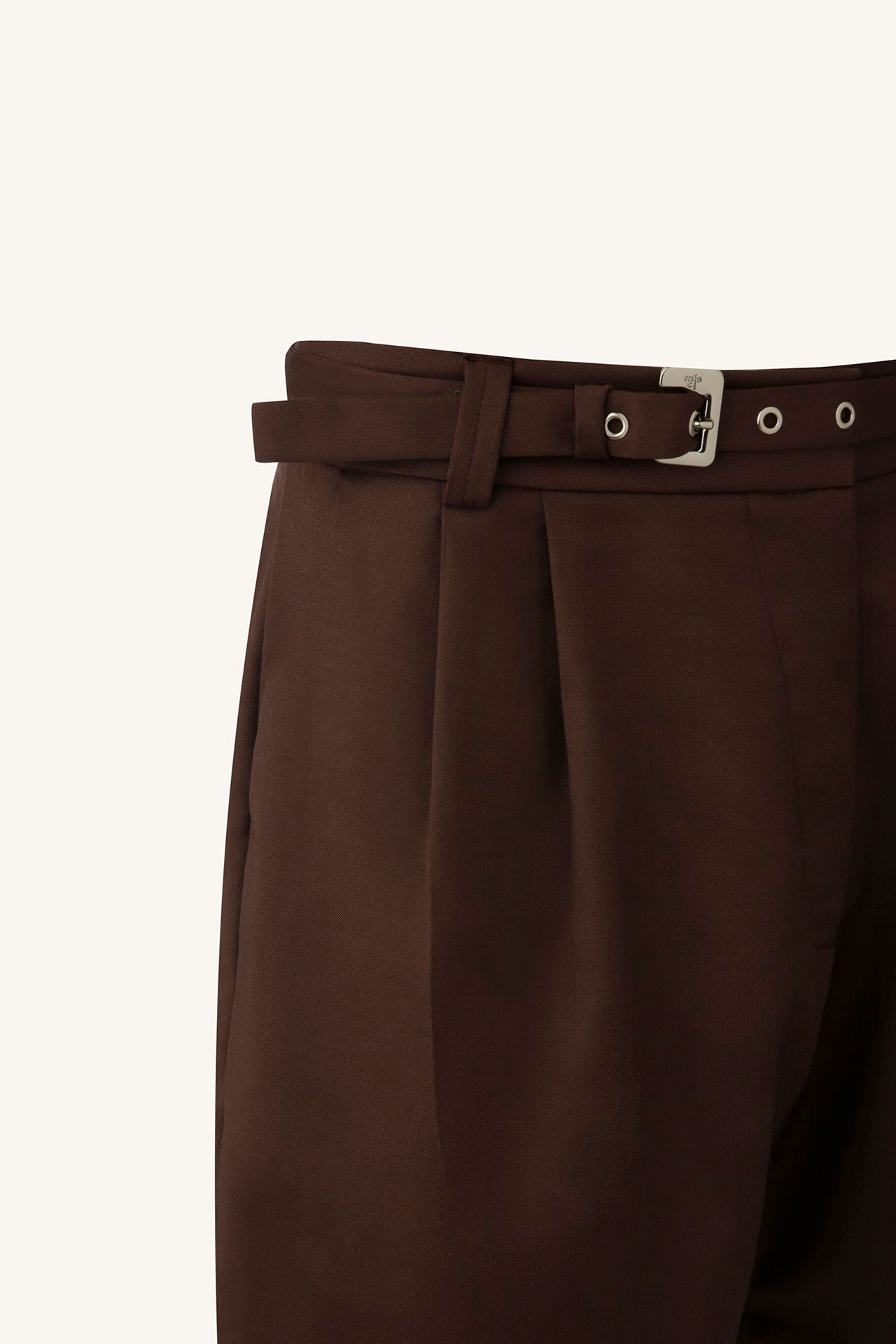 BERMUDA BUMERANGUE LINHO ALGODÃO MARROM | BOOMERANG SHORTS LINEN COTTON BROWN