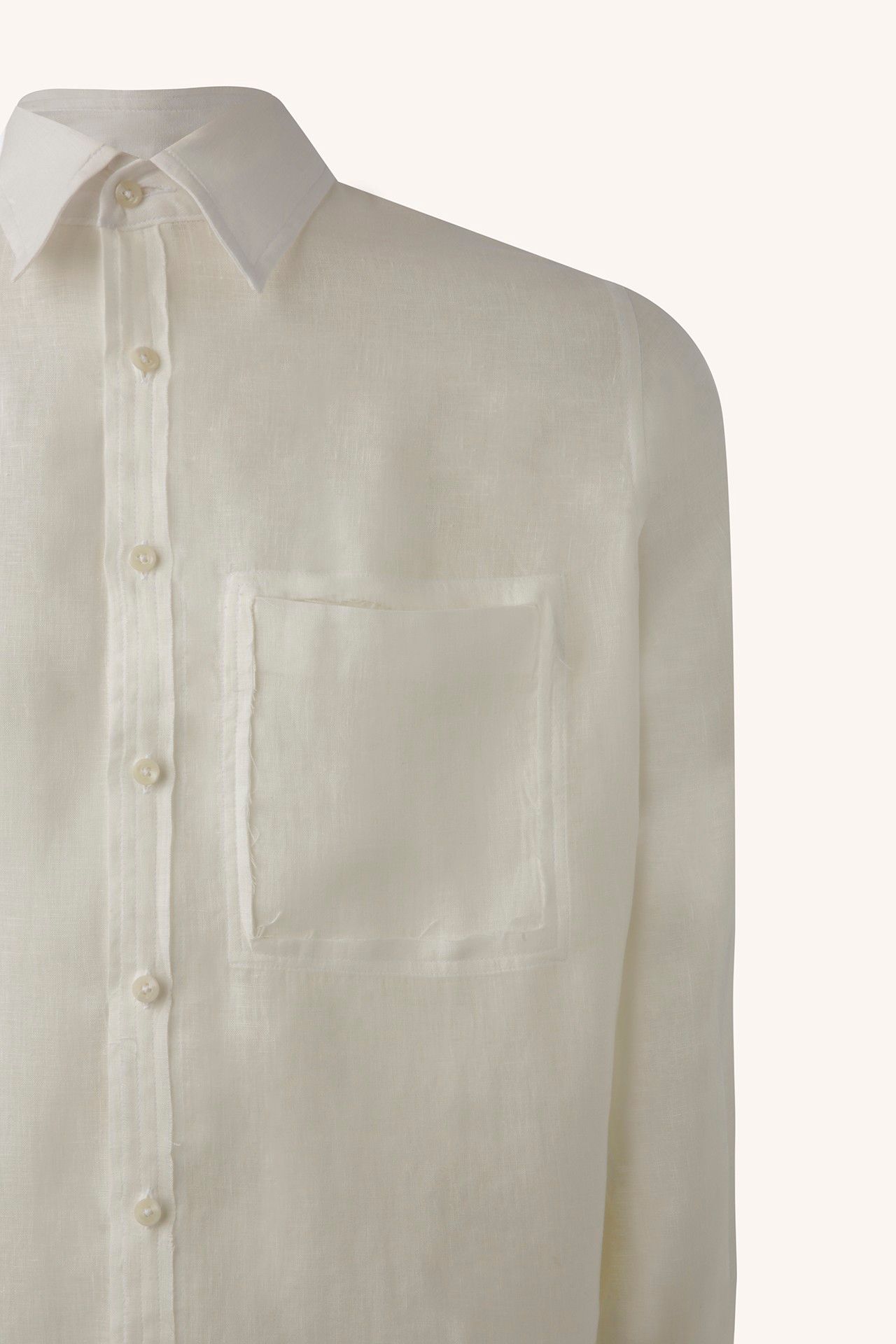 CAMISA MANGA LONGA VENTO LINHO OFF WHITE | OFF WHITE VENTO LINEN LONG SLEEVE SHIRT
