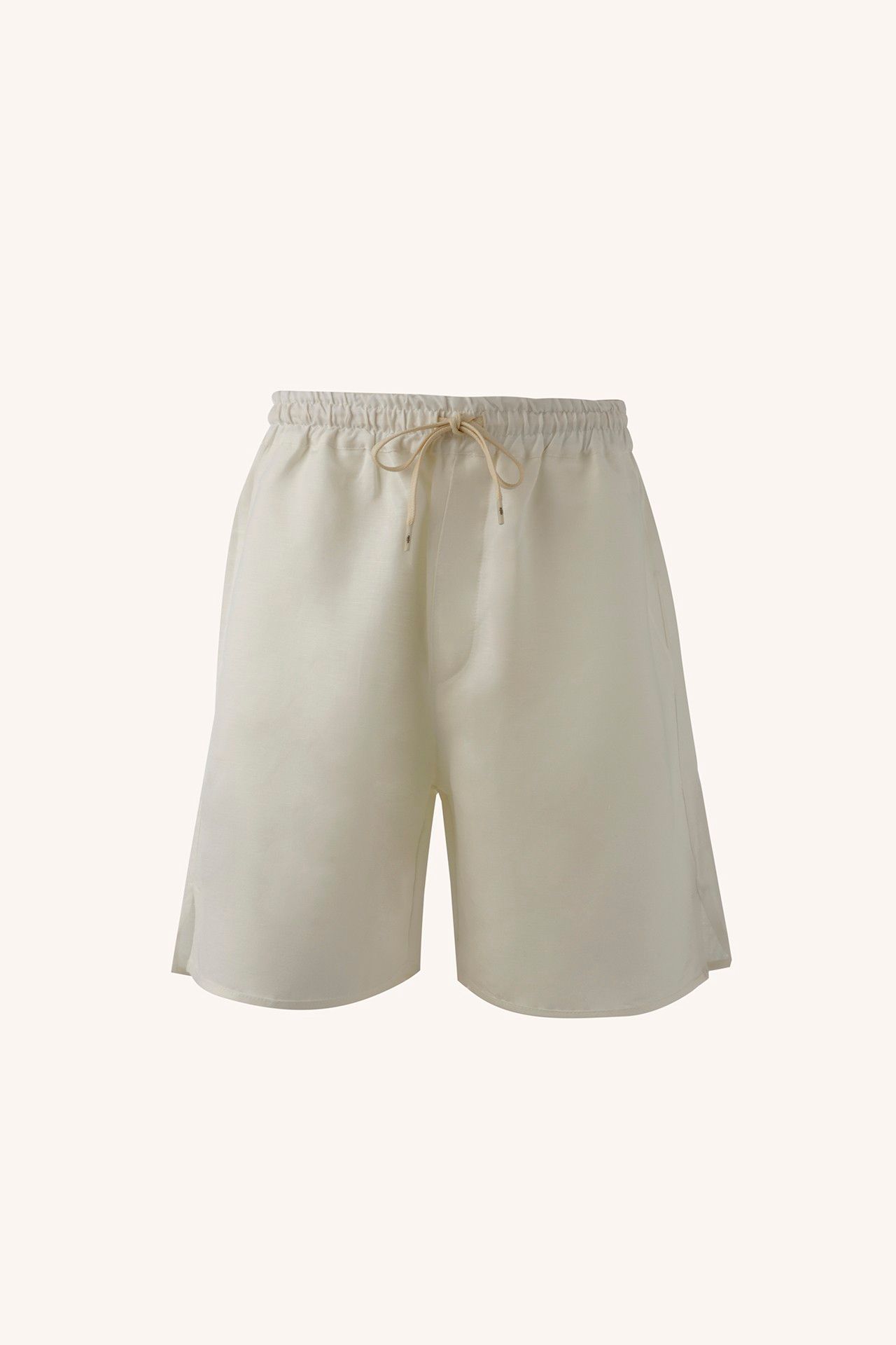 BERMUDA LONA VISCOLINHO OFF | OFF VISCOSE CANVAS SHORTS