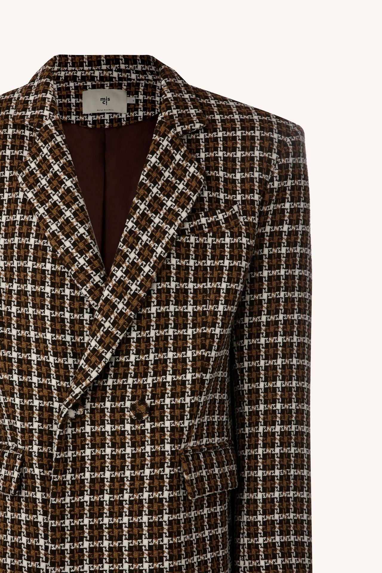 BLAZER PHILO TWEED LÃ MARROM | BROWN PHILO TWEED BLAZER