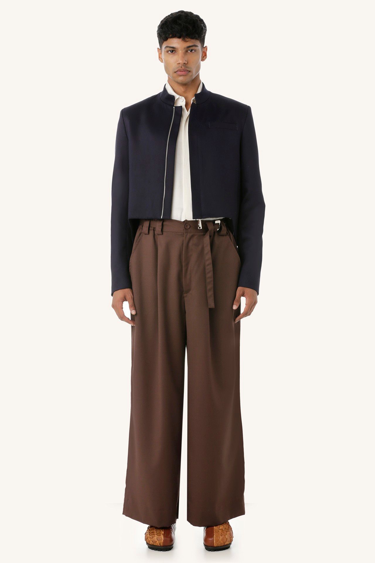 JAQUETA GURGEL GABARDINE MARINHO | NAVY BLUE GURGEL GABARDINE JACKET
