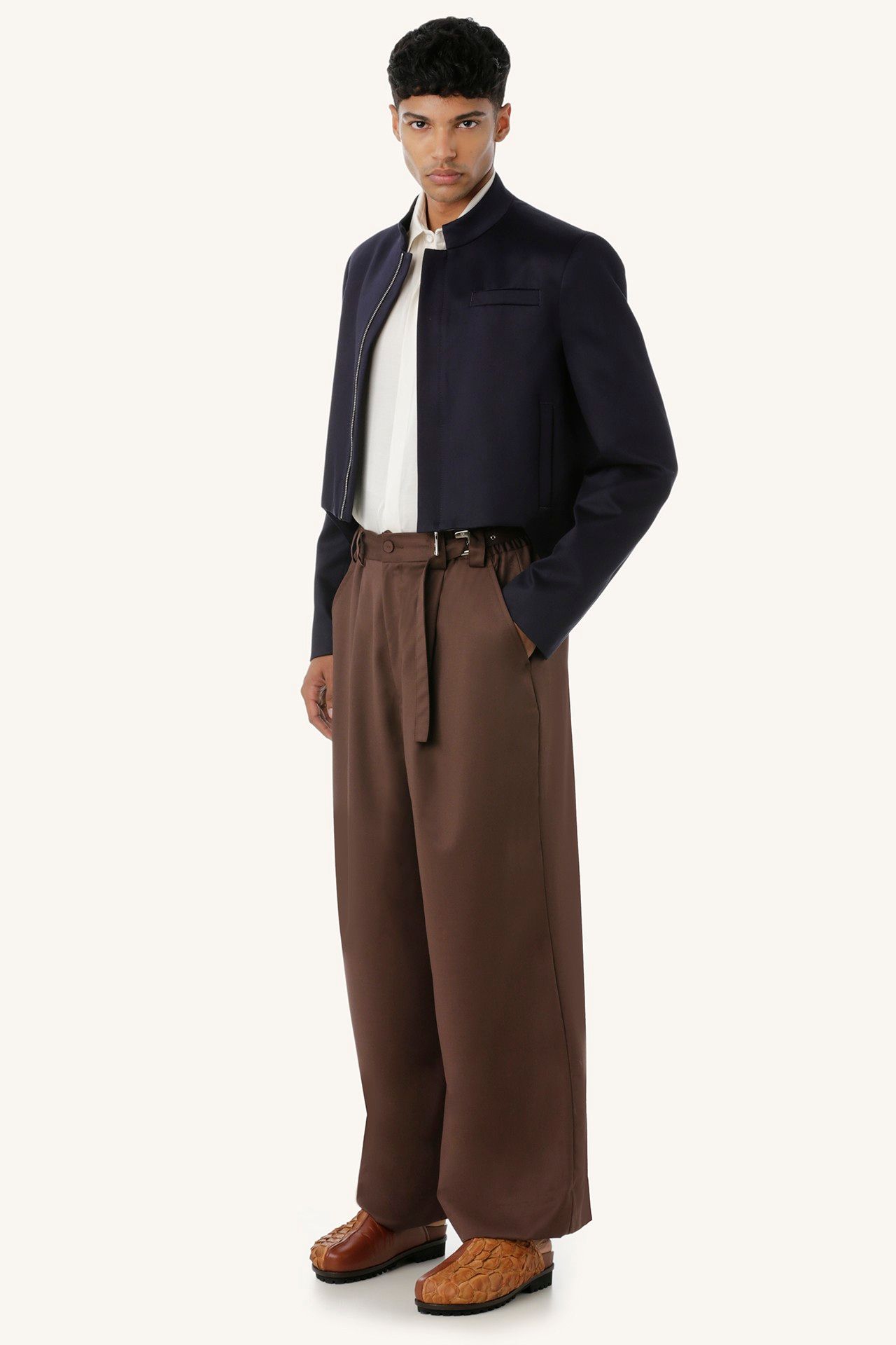 JAQUETA GURGEL GABARDINE MARINHO | NAVY BLUE GURGEL GABARDINE JACKET