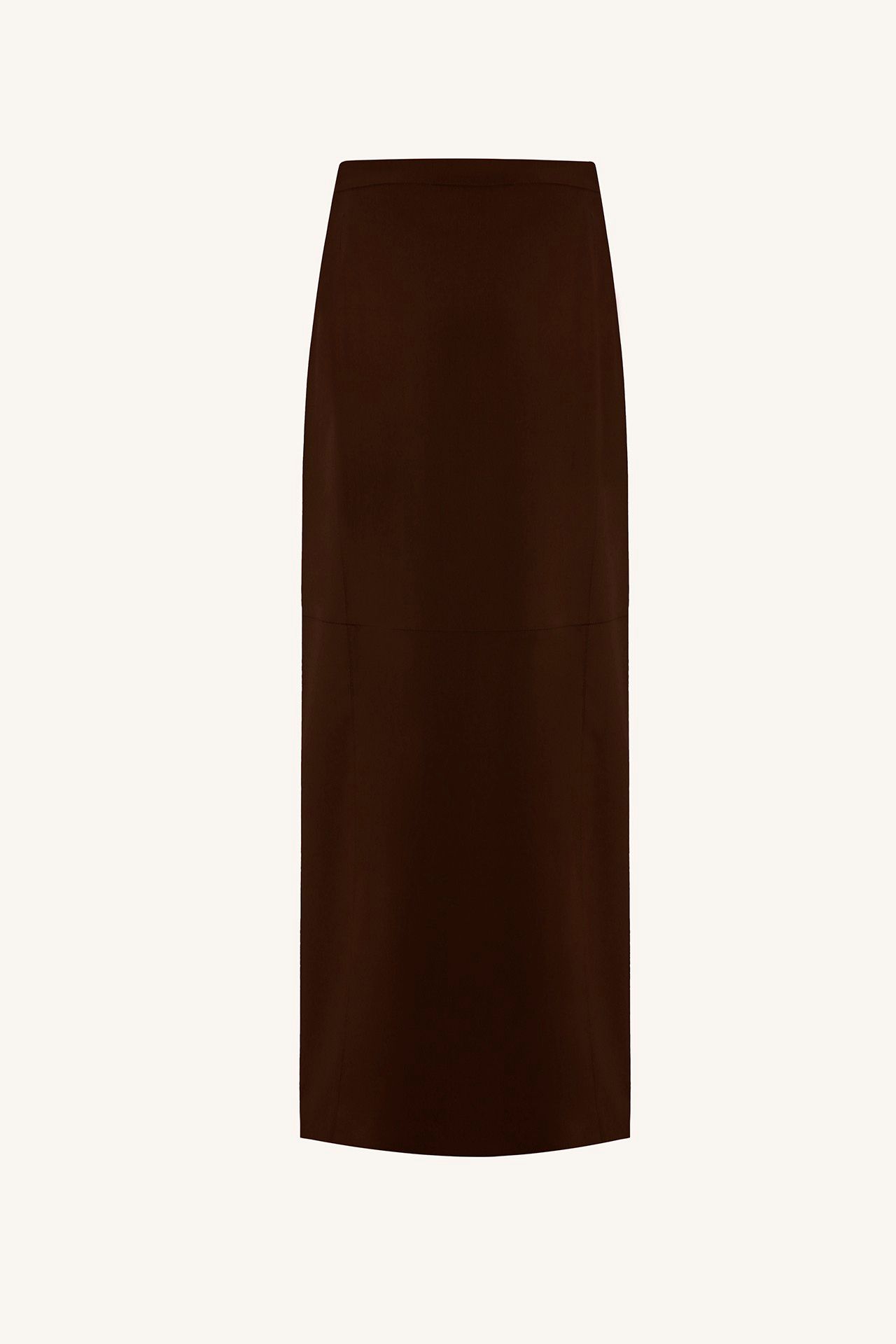 SAIA MAIARA LÃ FRIA MARROM | BROWN MAIARA WOOL SKIRT
