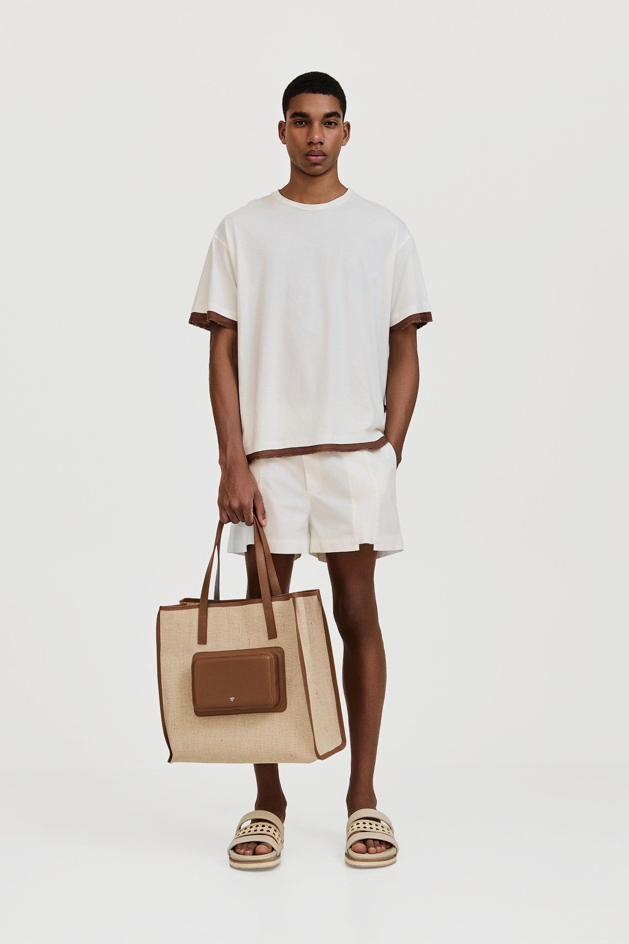 BERMUDA PALMEIRA OFF-WHITE | PALMEIRA SHORTS OFF-WHITE