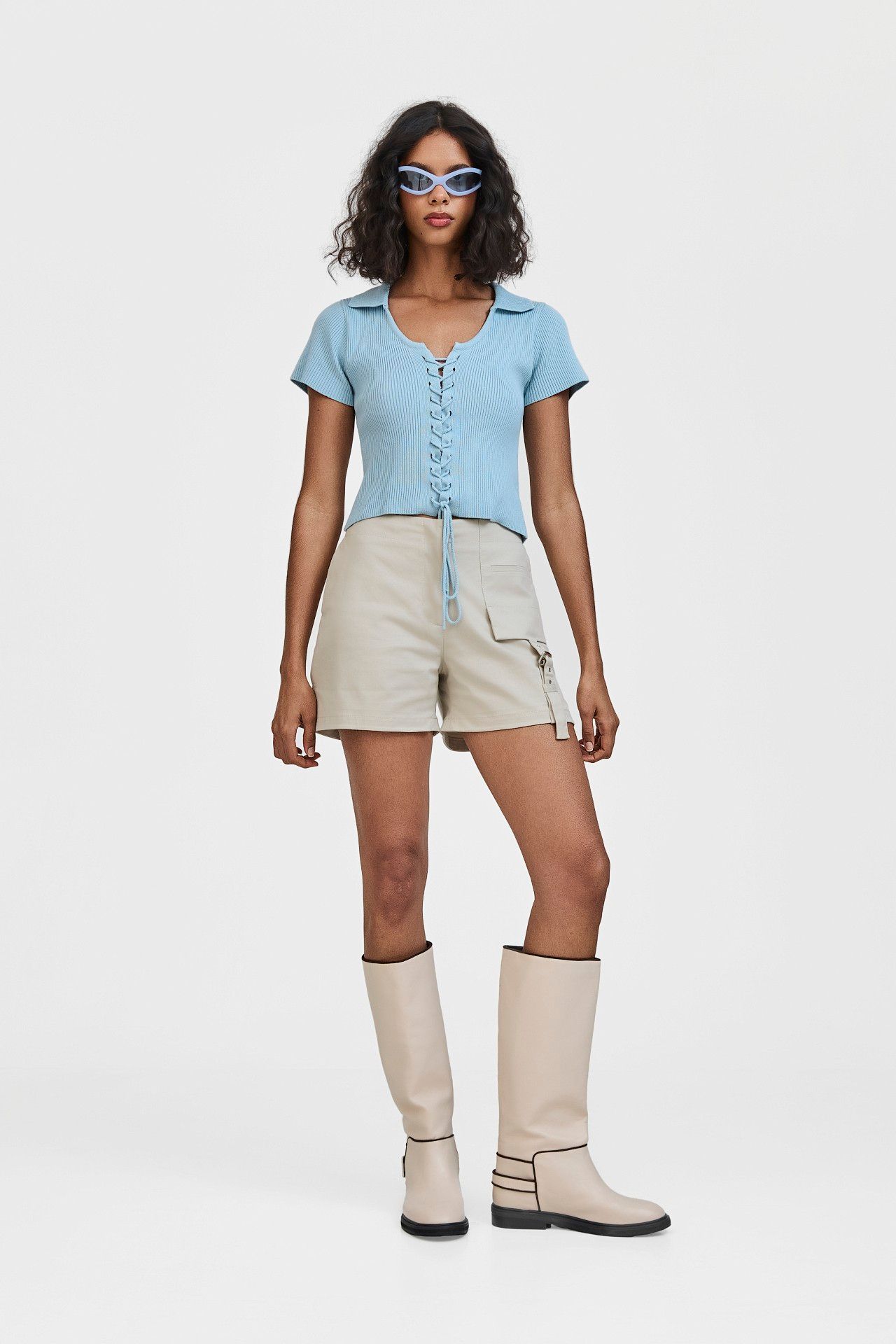 SHORT ZULEIKA BEGE | ZULEIKA SHORT BEIGE