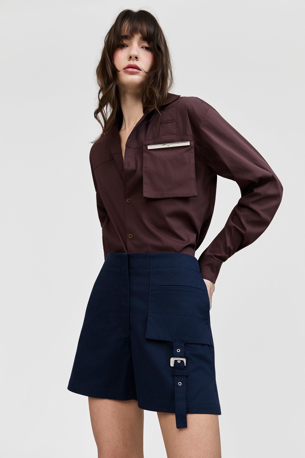 SHORT ZULEIKA MARINHO | ZULEIKA SHORT NAVY