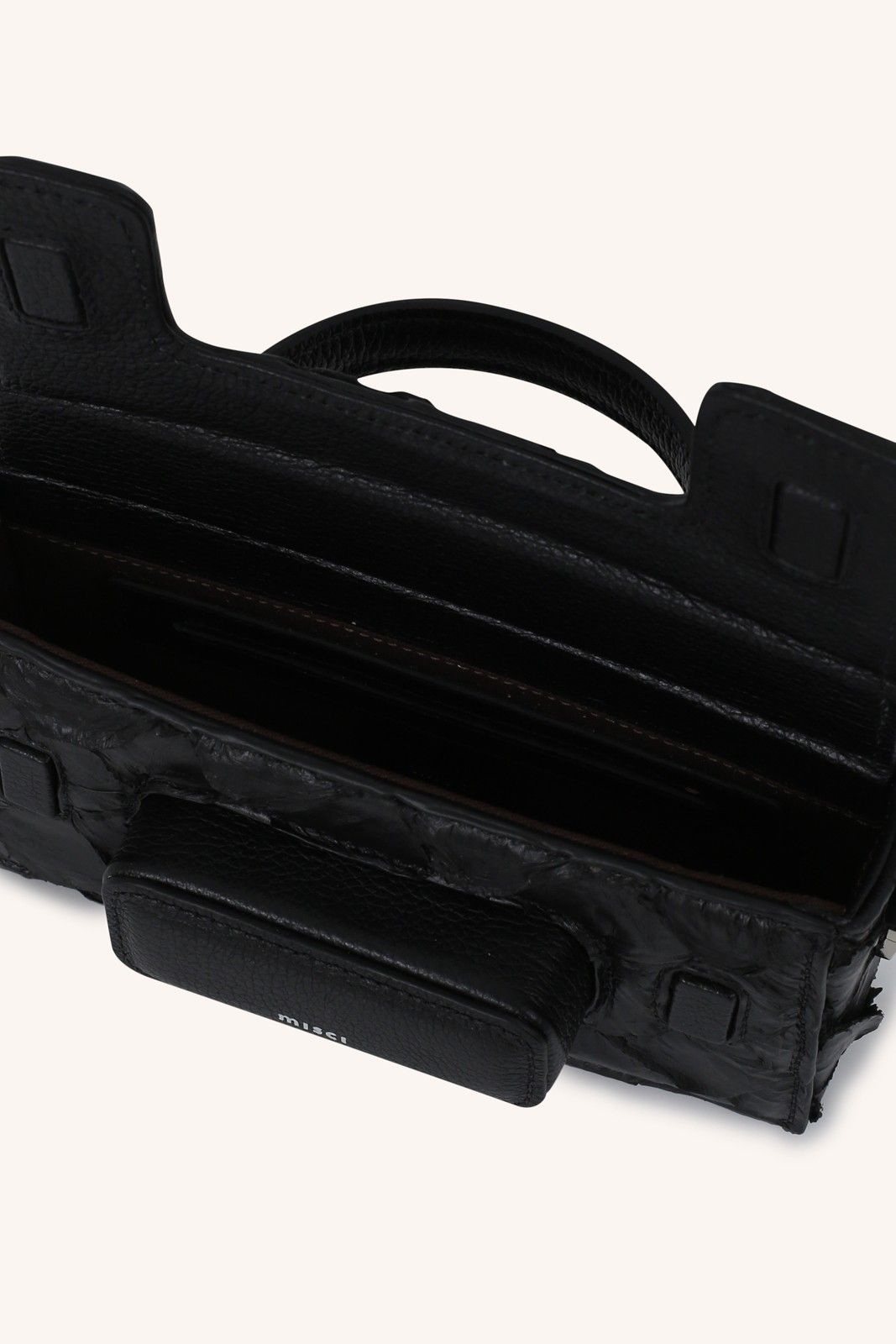 BOLSA ELI PIRARUCU PRETO