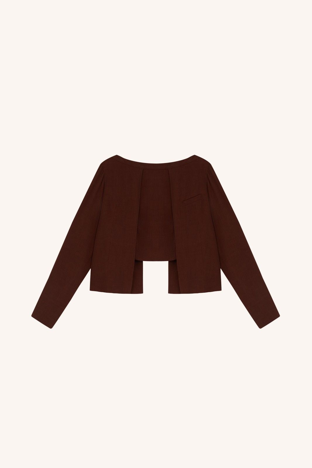 BLUSA TONHA MARROM | TONHA BLOUSE BROWN