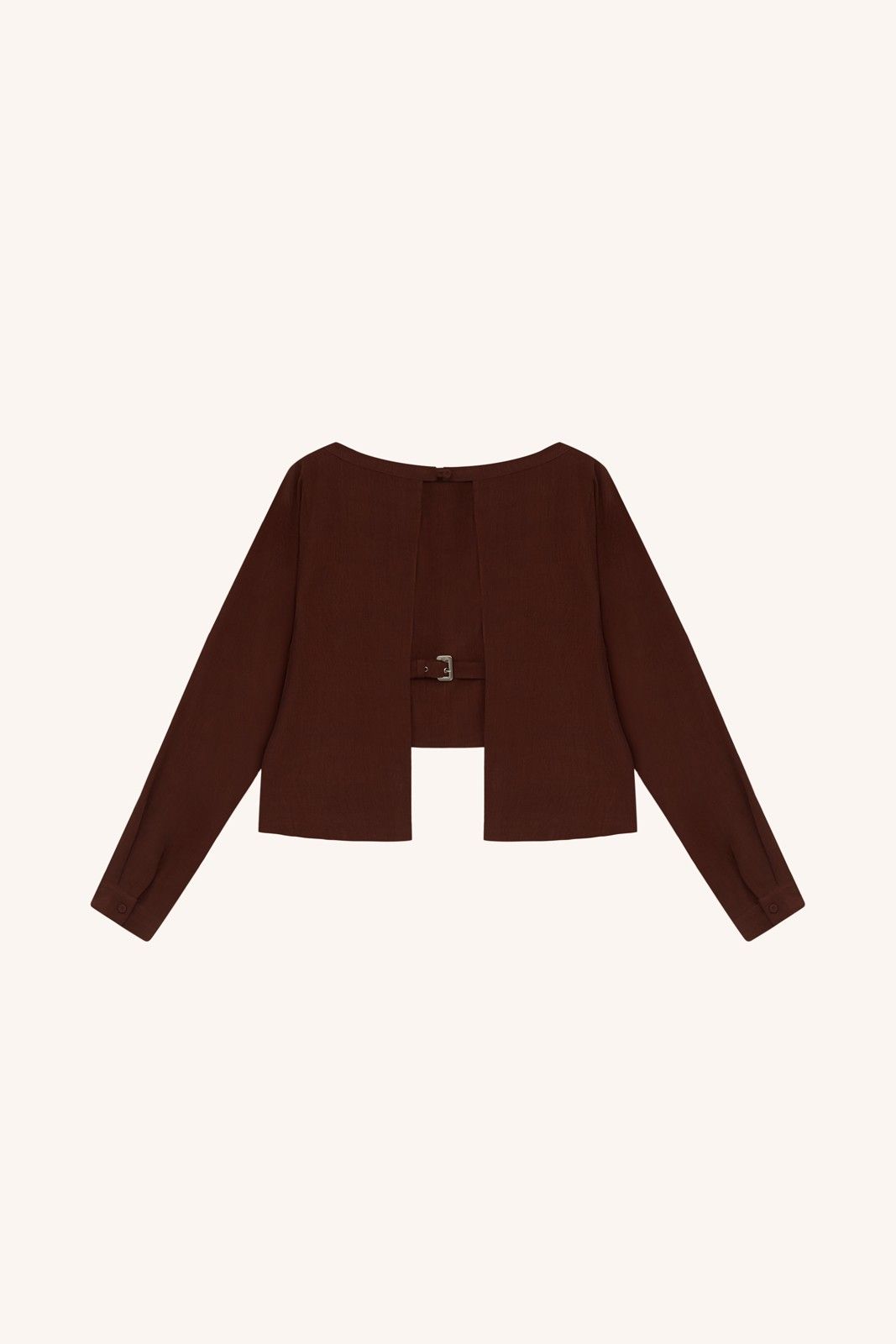 BLUSA TONHA MARROM | TONHA BLOUSE BROWN