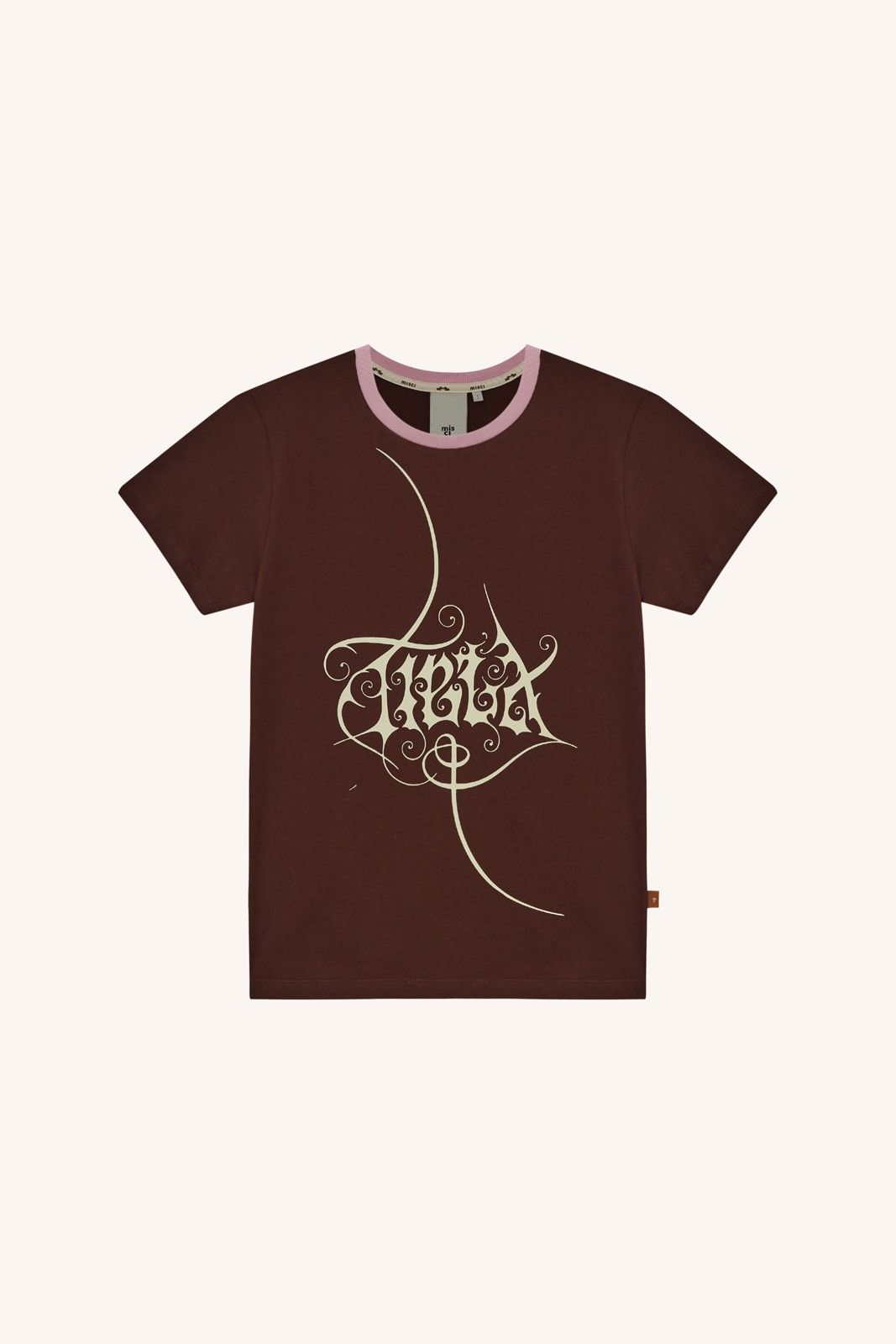 CAMISETA BABYLOOK TIETA MARROM |  BROWN TIETA BABY TEE