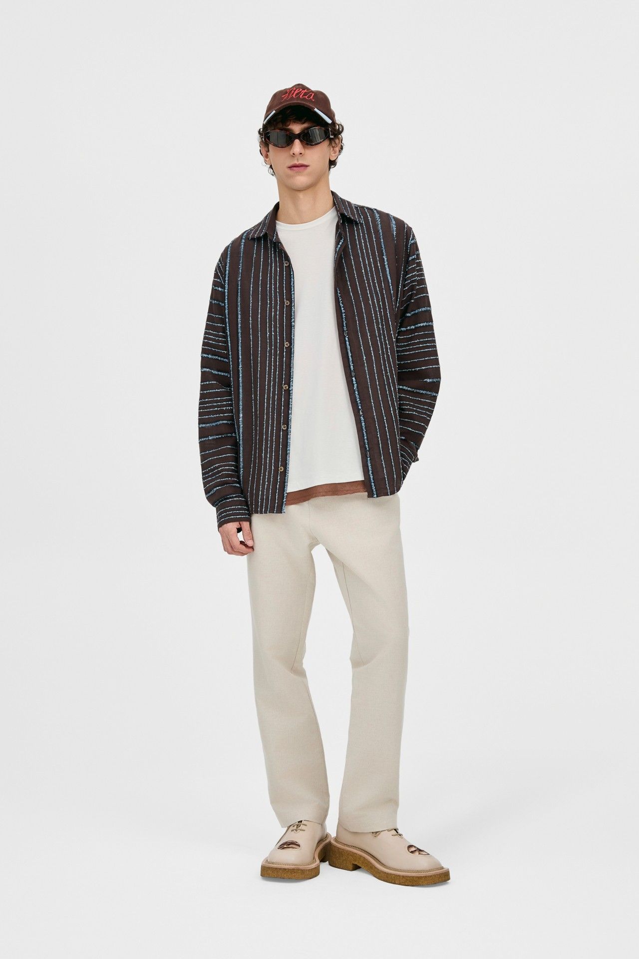 CAMISA MANGA LONGA JARRO MARROM | LONG SLEEVE SHIRT JARRO BROWN