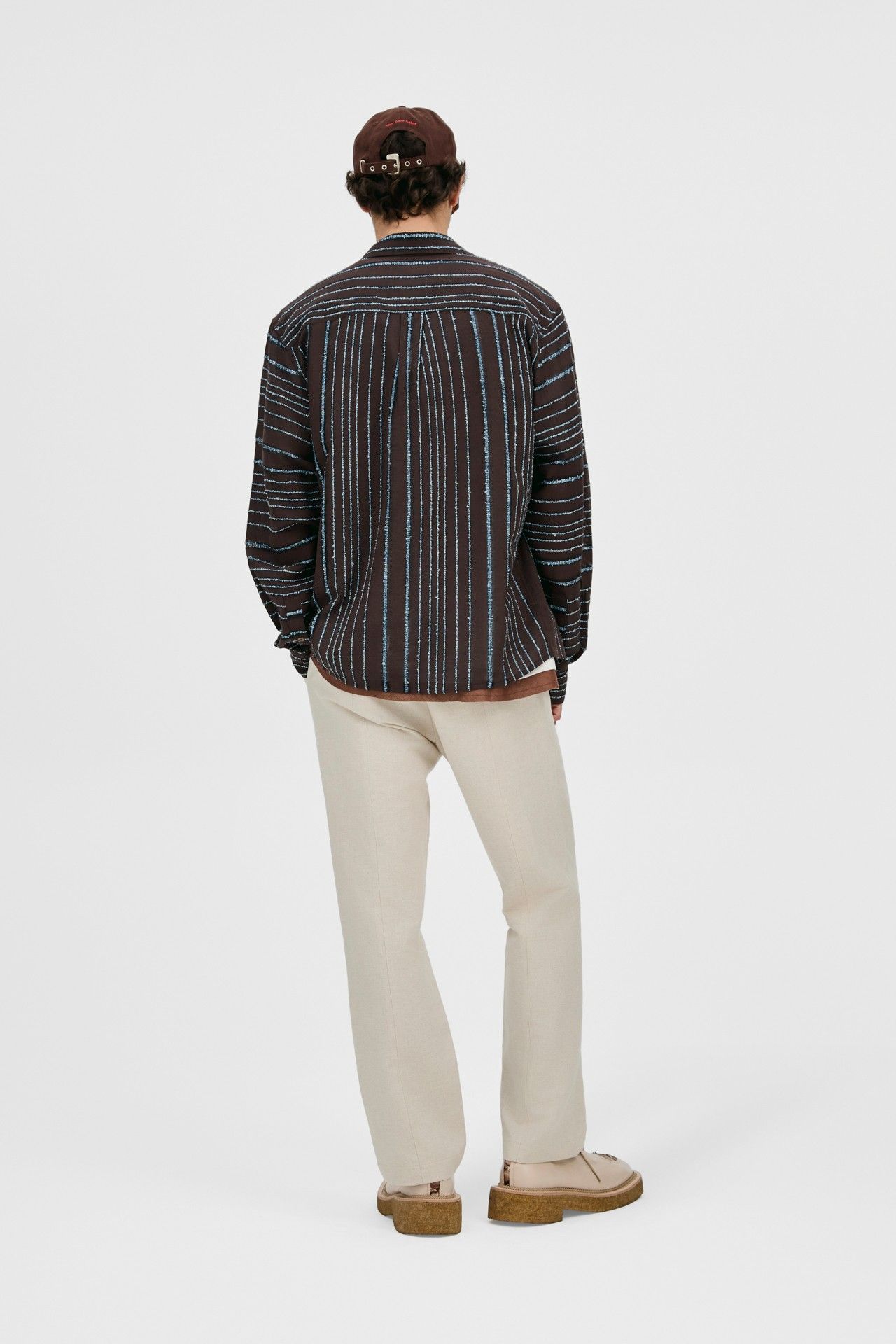 CAMISA MANGA LONGA JARRO MARROM | LONG SLEEVE SHIRT JARRO BROWN