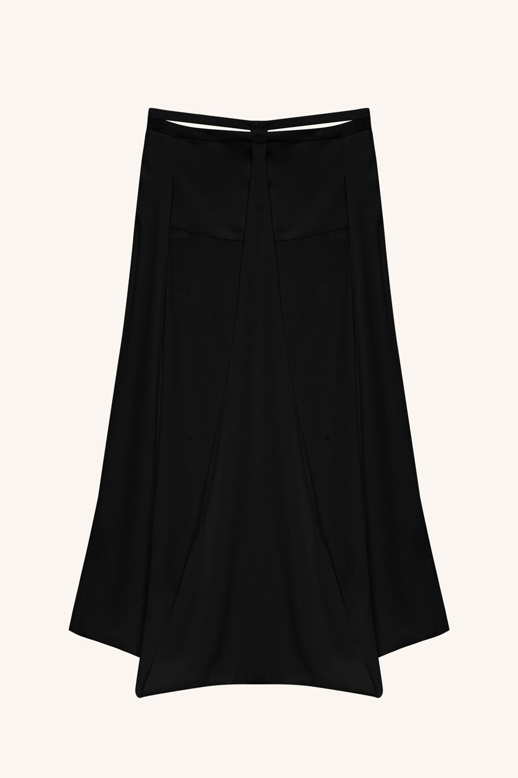 SAIA ELISA CREPE PRETO | ELISA CREPE BLACK SKIRT