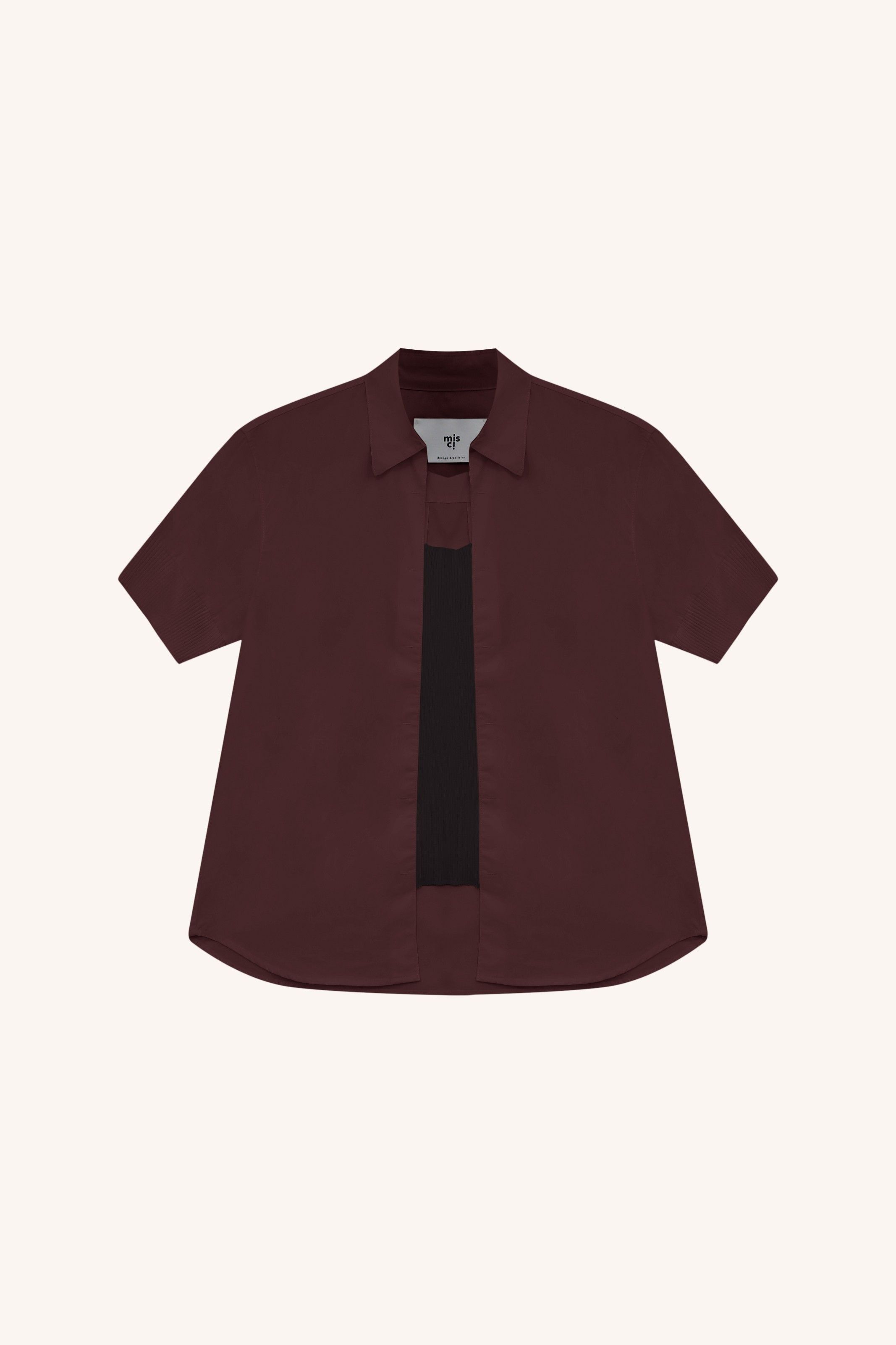 CAMISA MANGA CURTA PALMEIRA MARROM | PALMEIRA SHORT SLEEVE BROWN