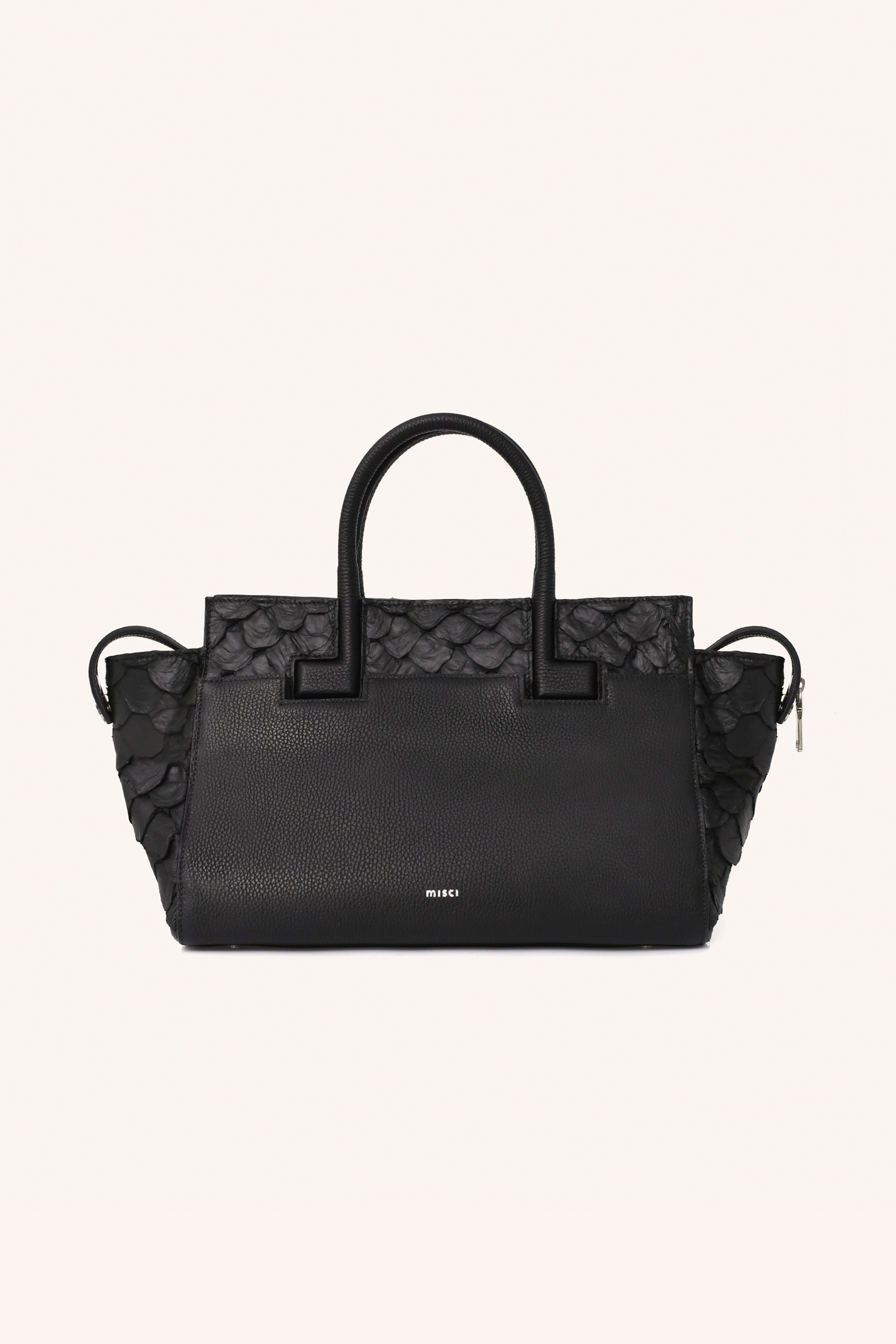 BOLSA MAMIS PIRARUCU PRETO | BLACK MAMIS PIRARUCU BAG