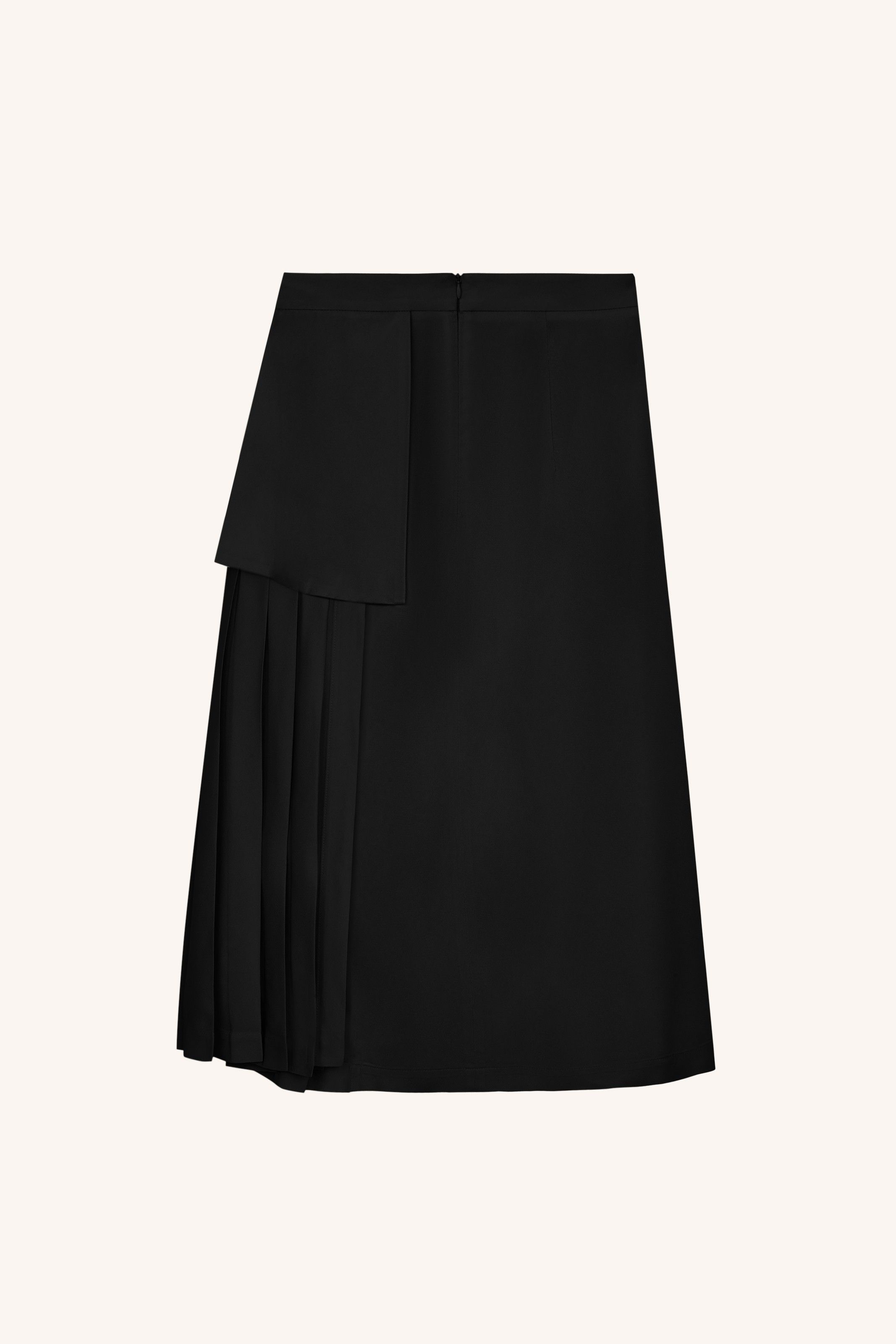 SAIA FUSCA PRETO | BLACK BEETLE SKIRT