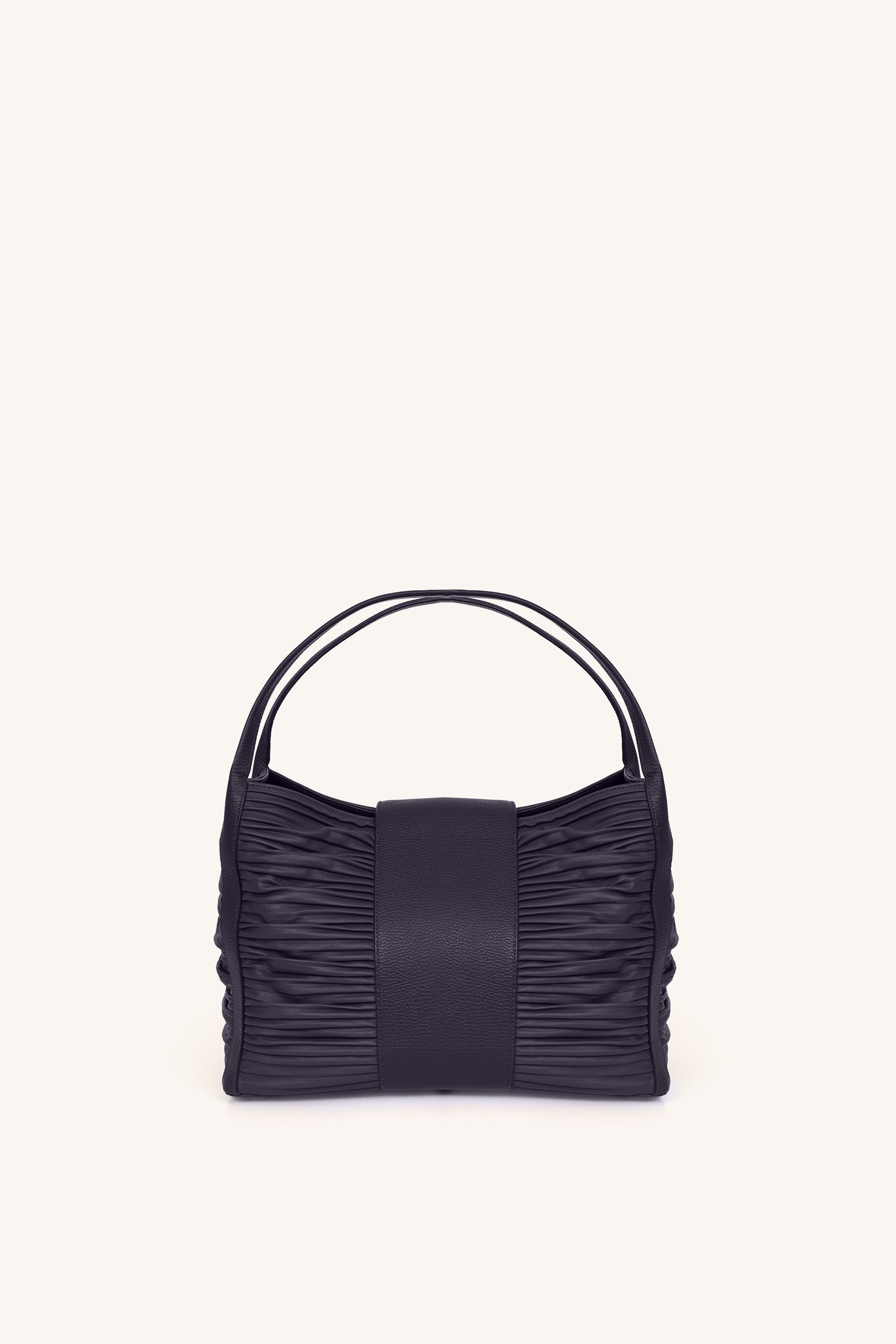 BOLSA SANFONA PLISSADA MARINHO | MARINE BLUE PLEATED BAG