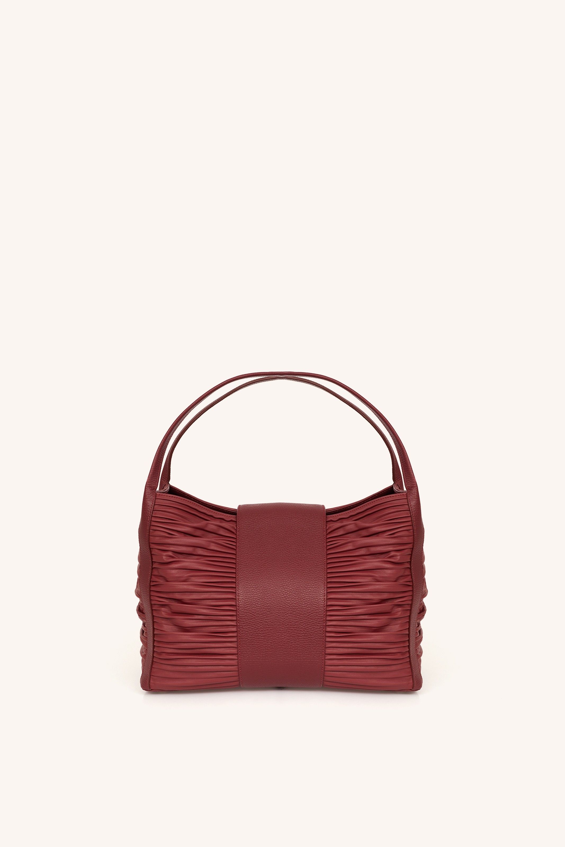 BOLSA SANFONA PLISSADA VINHO | WINE PLEATED BAG