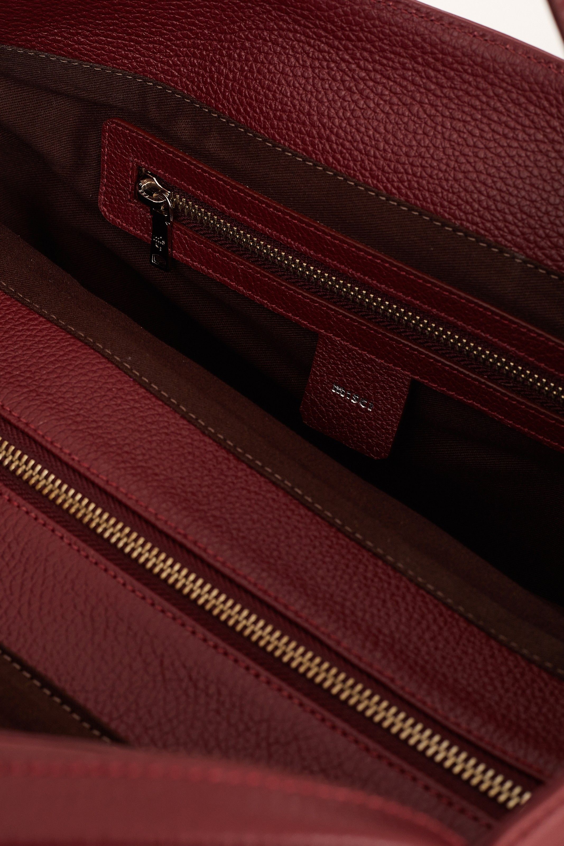 BOLSA SANFONA PLISSADA VINHO | WINE PLEATED BAG