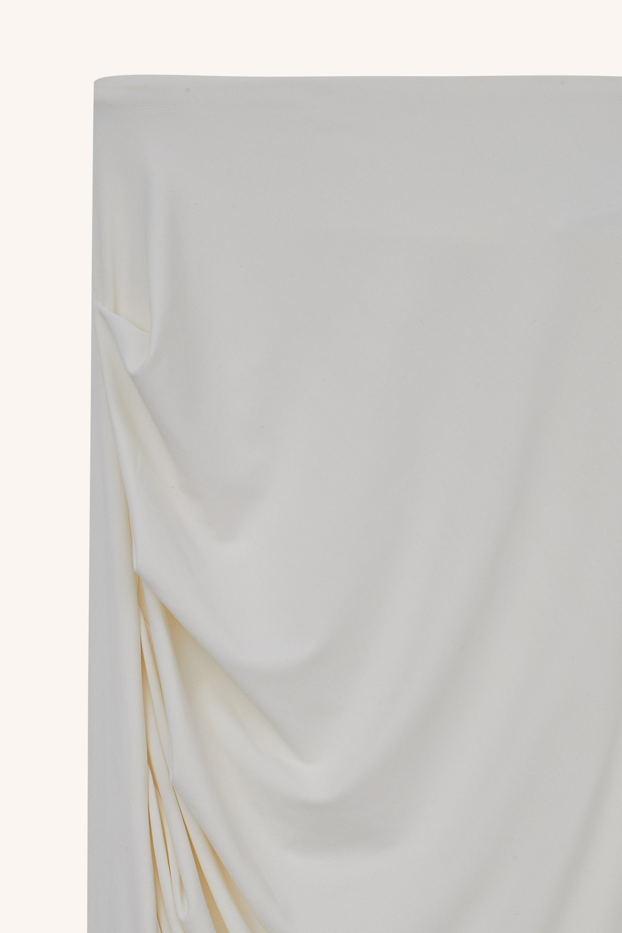 SAIA MARIA JERSEY OFF WHITE | MARIA OFF WHITE JERSEY SKIRT