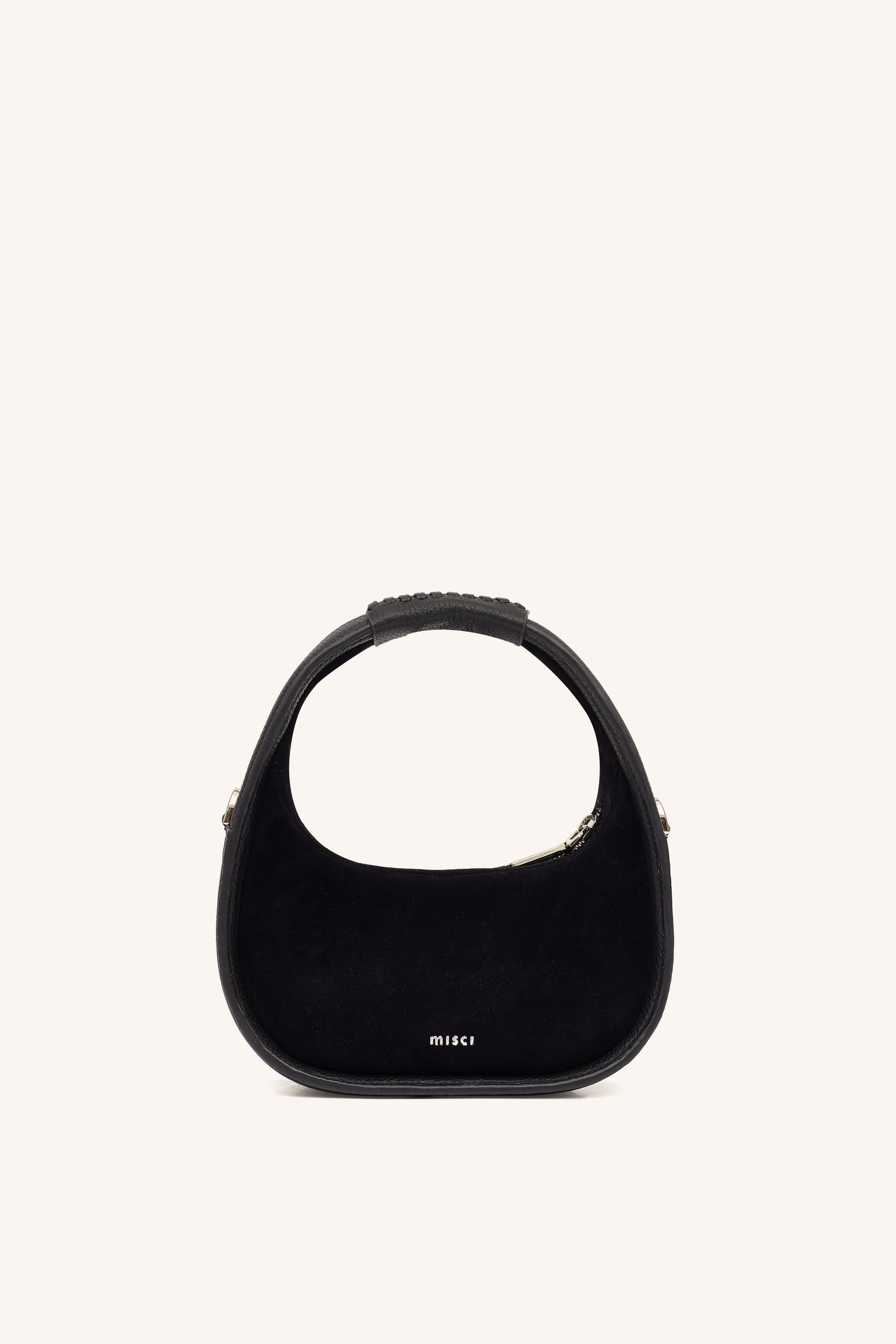 BOLSA MINI BAMBOLÊ CAMURÇA PRETO | MINI BAMBOLÊ SUEDE BLACK BAG