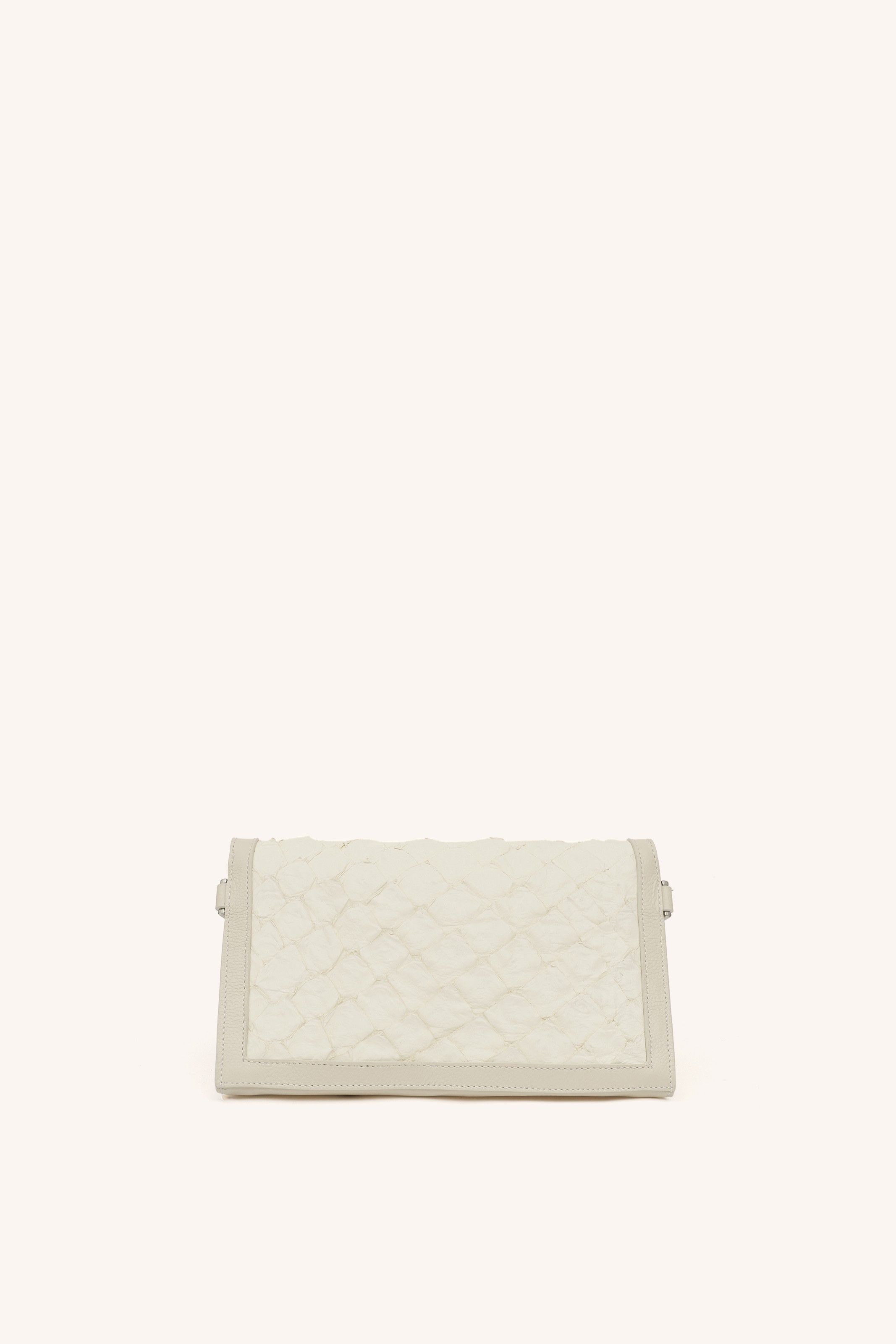 BOLSA MINI TRIÂNGULO PIRARUCU OFF WHITE | OFF WHITE PIRARUCU TRIANGLE MINI BAG