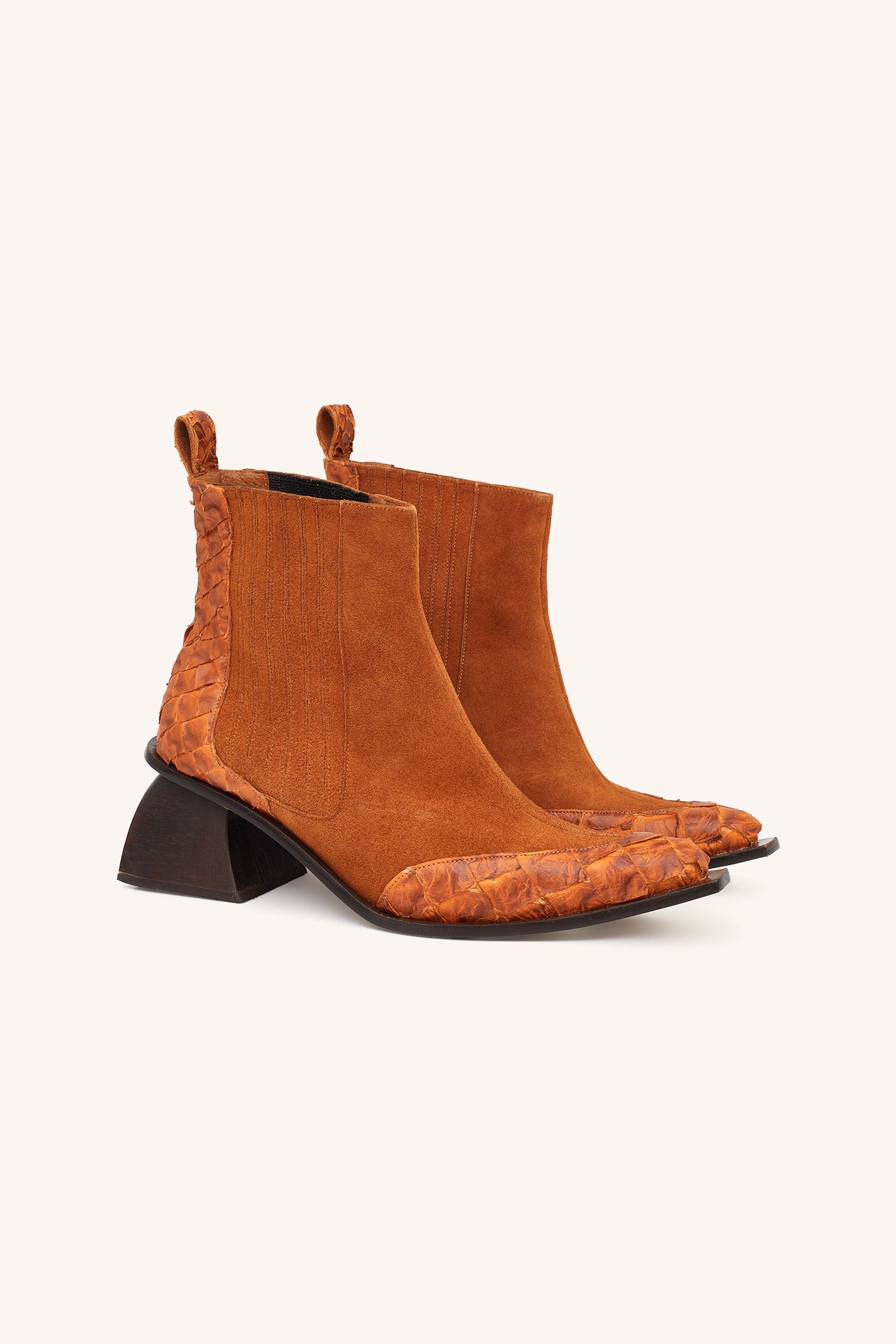 BOTA PEÃO CAMURÇA PIRARUCU WHISKY | WHISKY PIRARUCU SUEDE WORK BOOTS