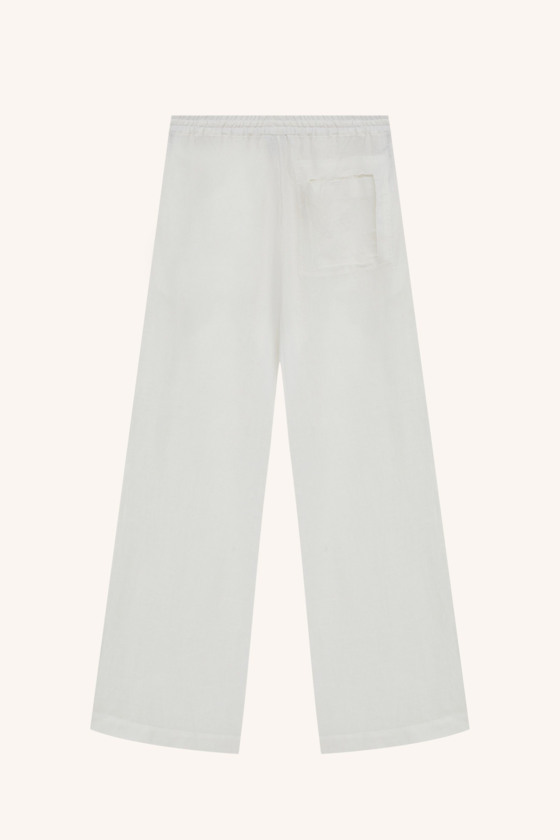CALÇA SOL LINHO OFF | OFF WHITE SOL LINEN PANTS