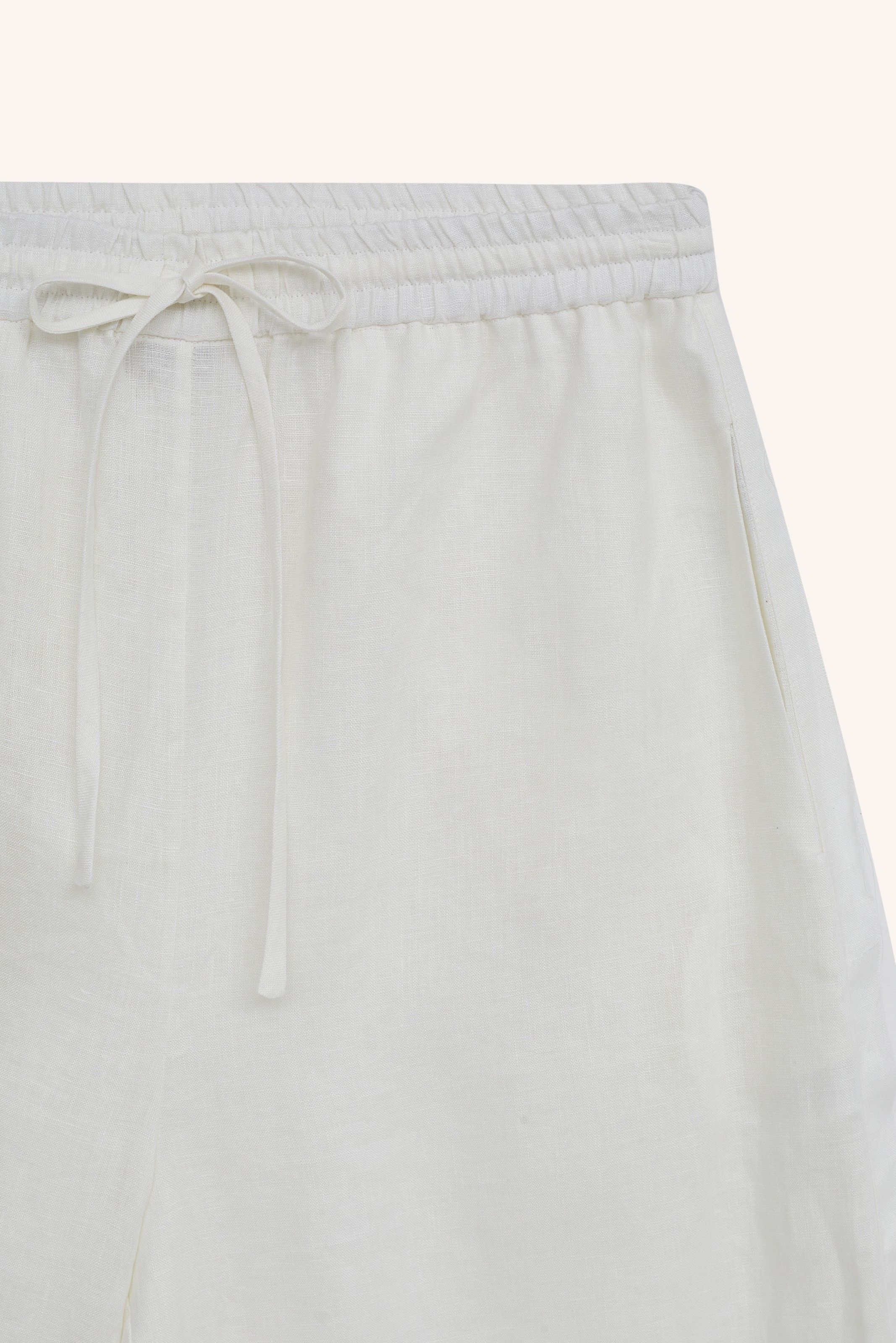 CALÇA SOL LINHO OFF | OFF WHITE SOL LINEN PANTS