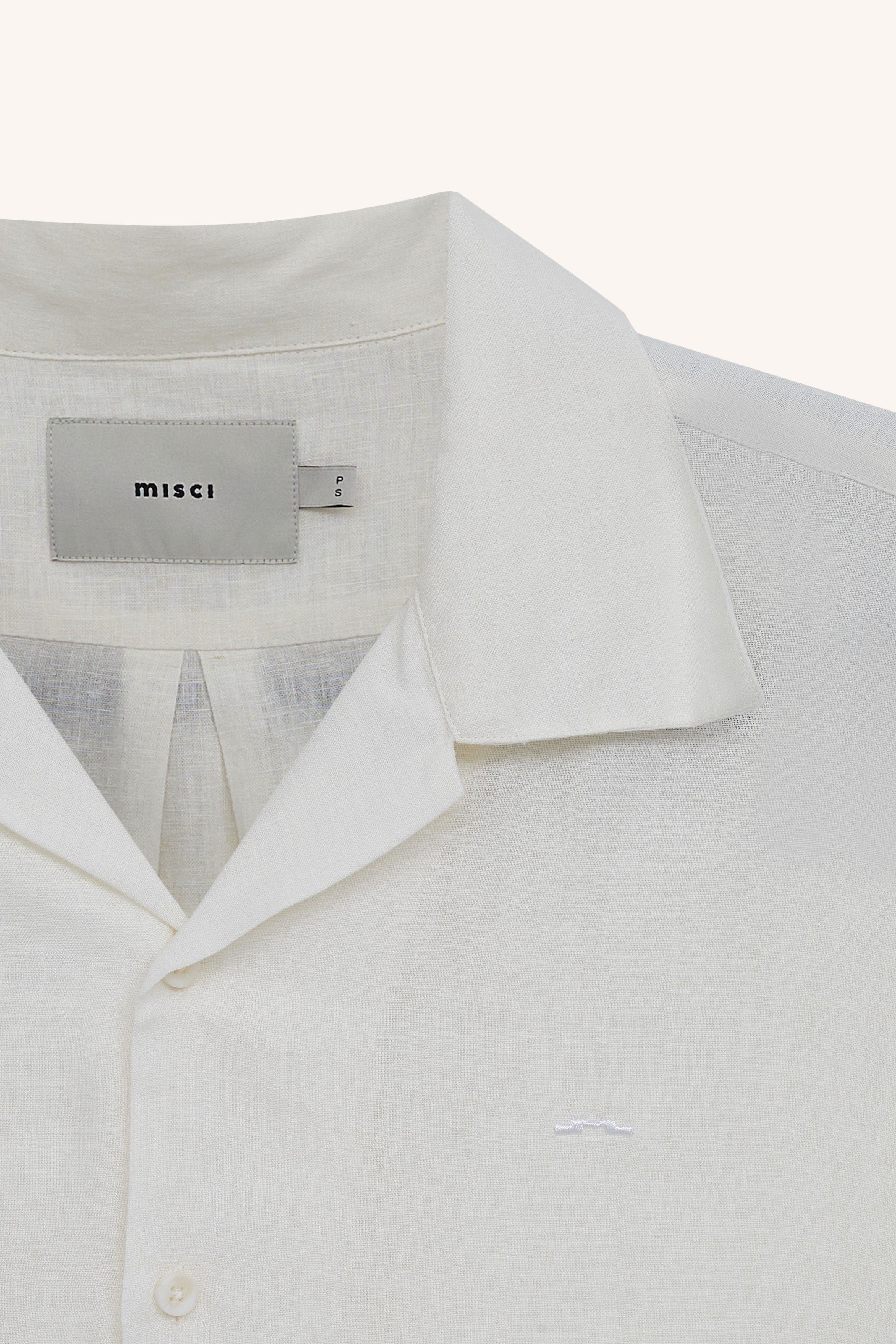 CAMISA MANGA LONGA VISCOLINHO LOGO OFF WHITE | OFF WHITE LONG-SLEEVED VISCOLINHO LOGO SHIRT
