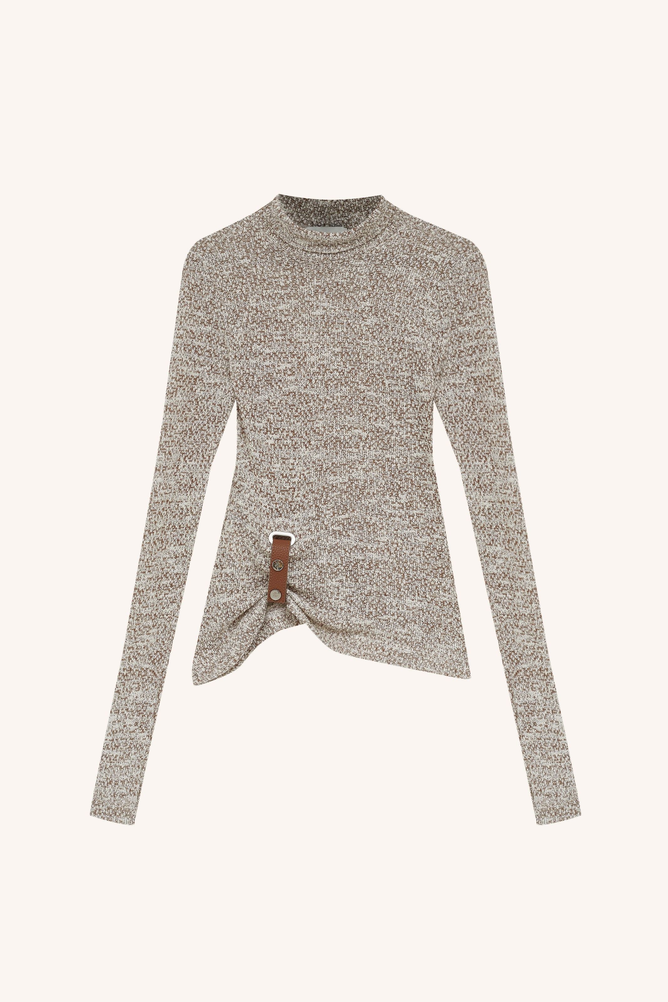 BLUSA CANTO MARROM | CANTO BROWN BLOUSE