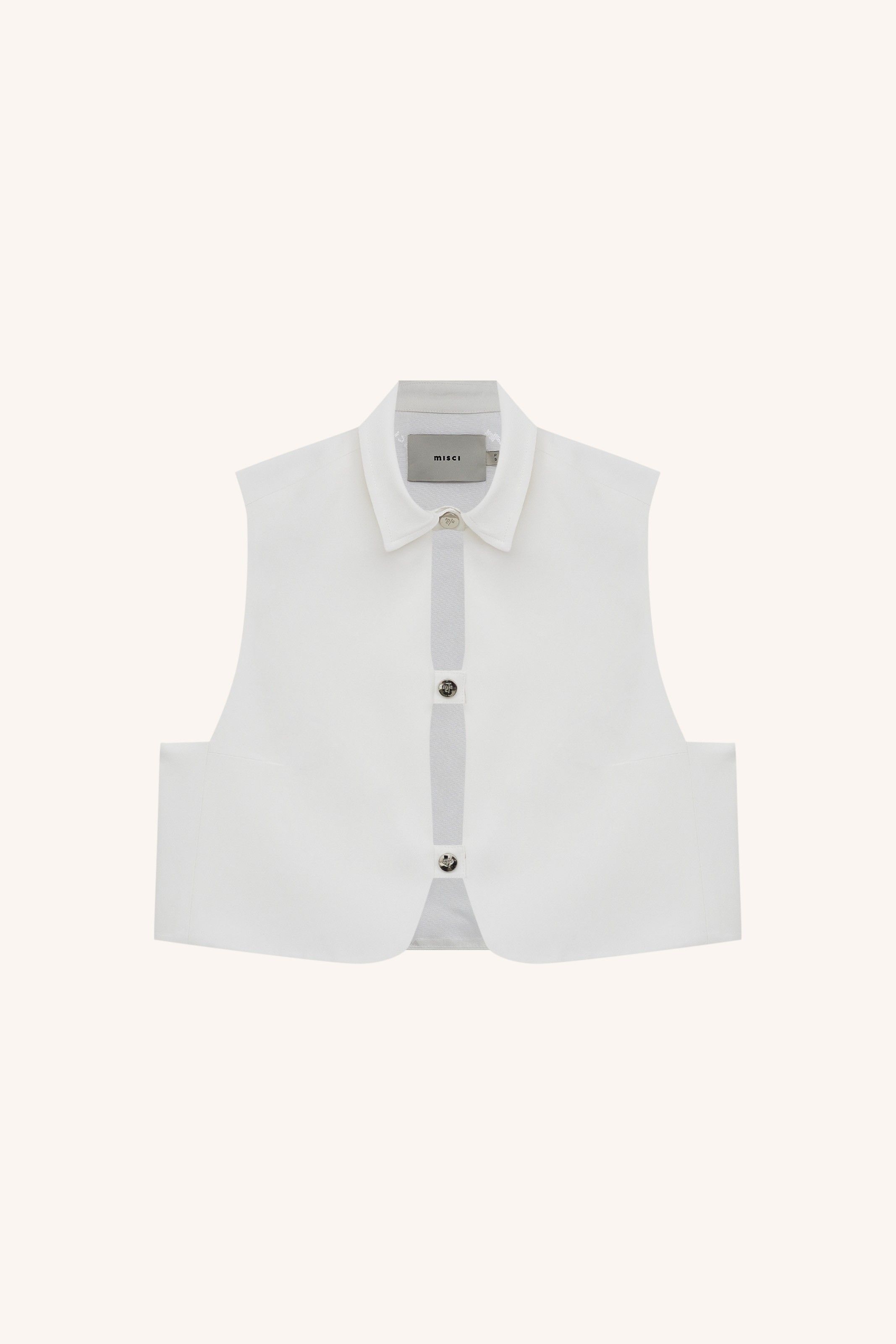 COLETE HELENA CREPE OFF | HELENA CREPE VEST OFF