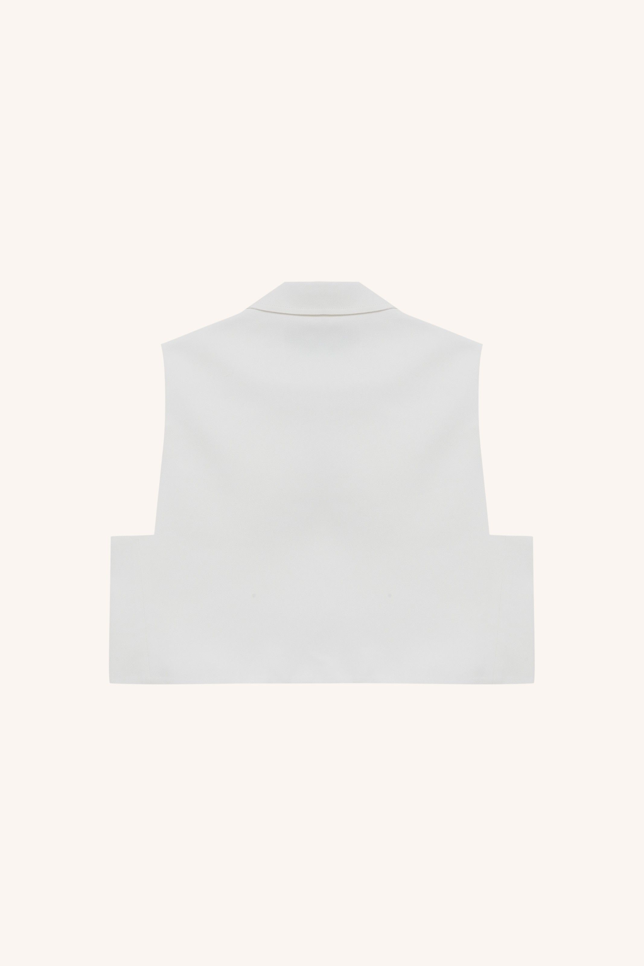 COLETE HELENA CREPE OFF | HELENA CREPE VEST OFF
