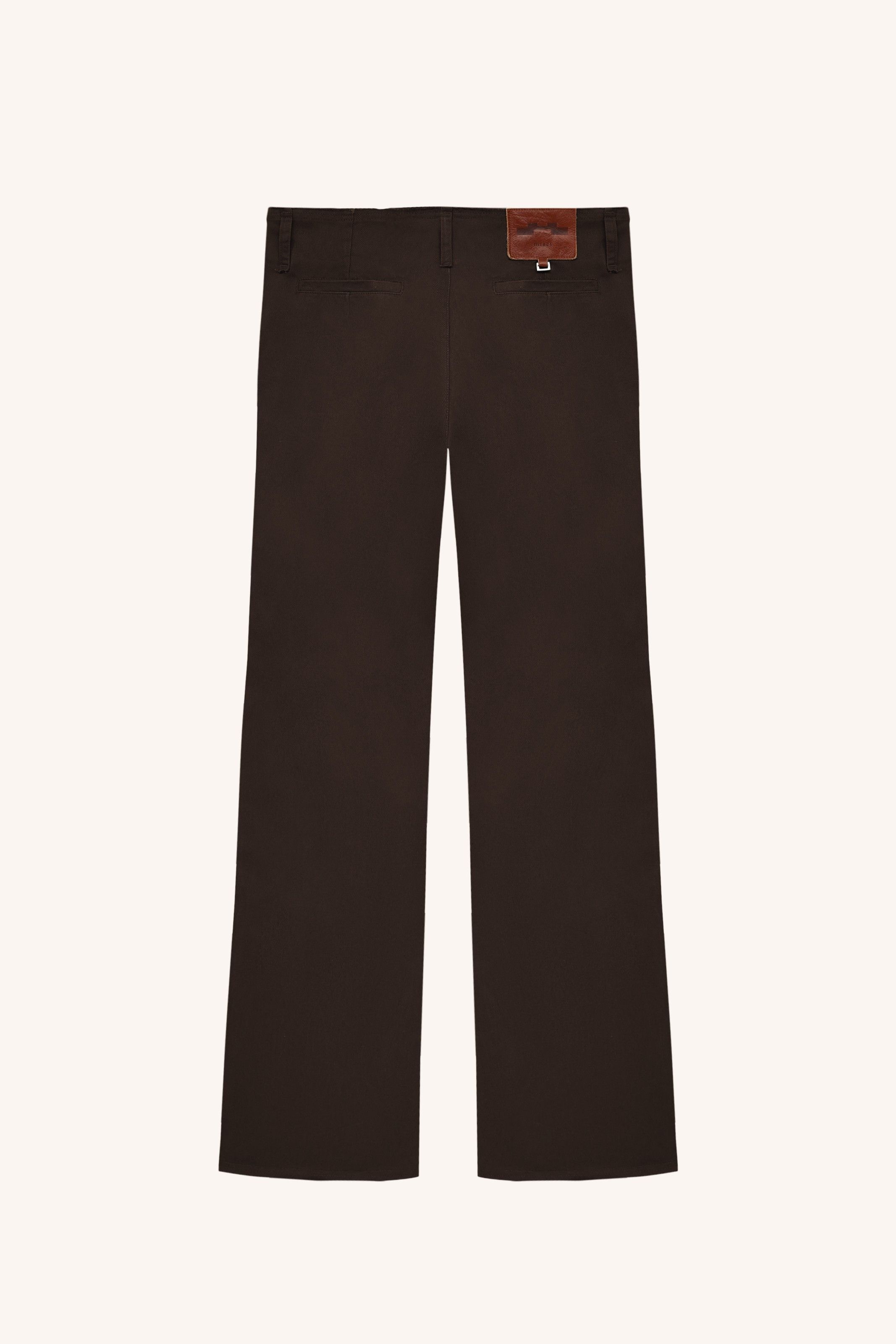 CALÇA RASGO SARJA CAFÉ MARINHO | NAVY COFFEE DISTRESSED TWILL PANTS