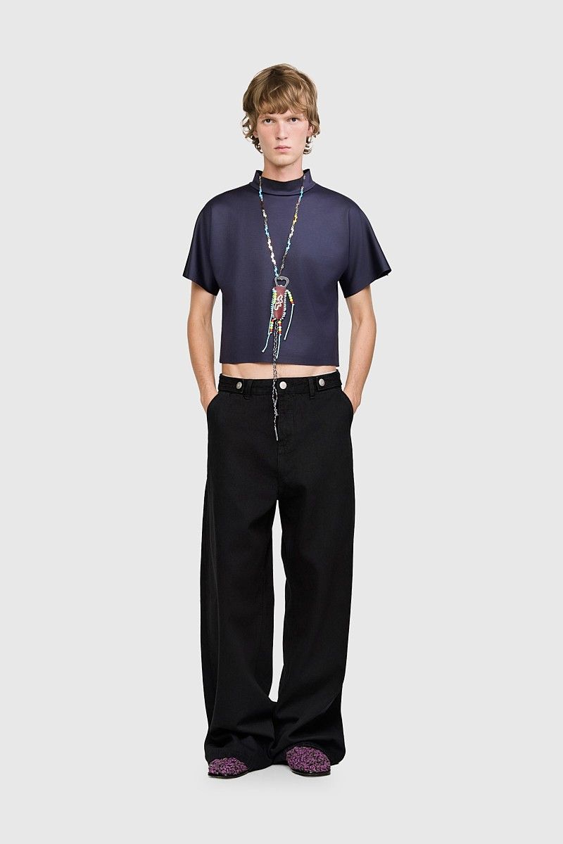 CALÇA CHANFRO JEANS PRETO | CHANFRO DENIM JEANS BLACK