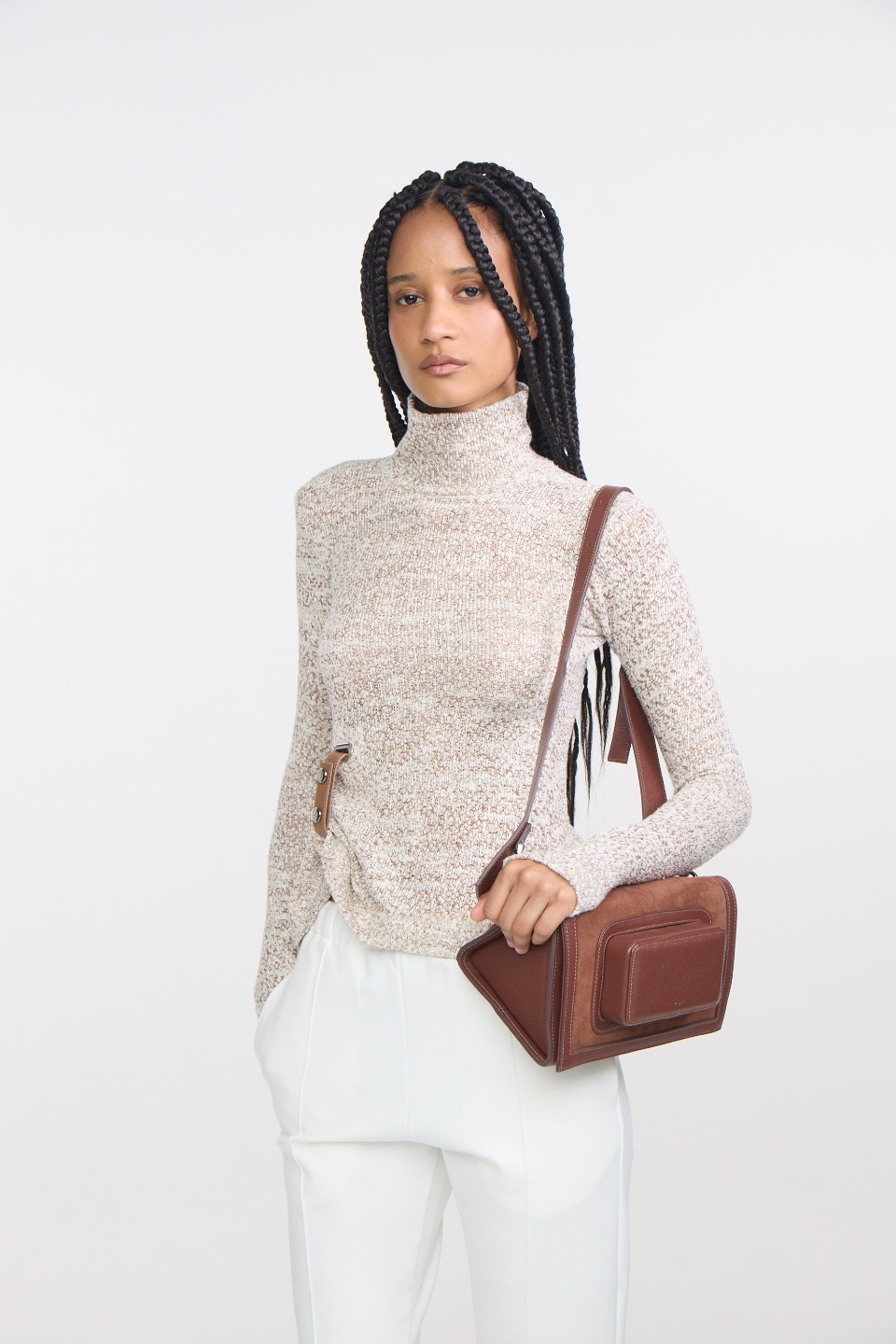 BLUSA CANTO MARROM | CANTO BROWN BLOUSE