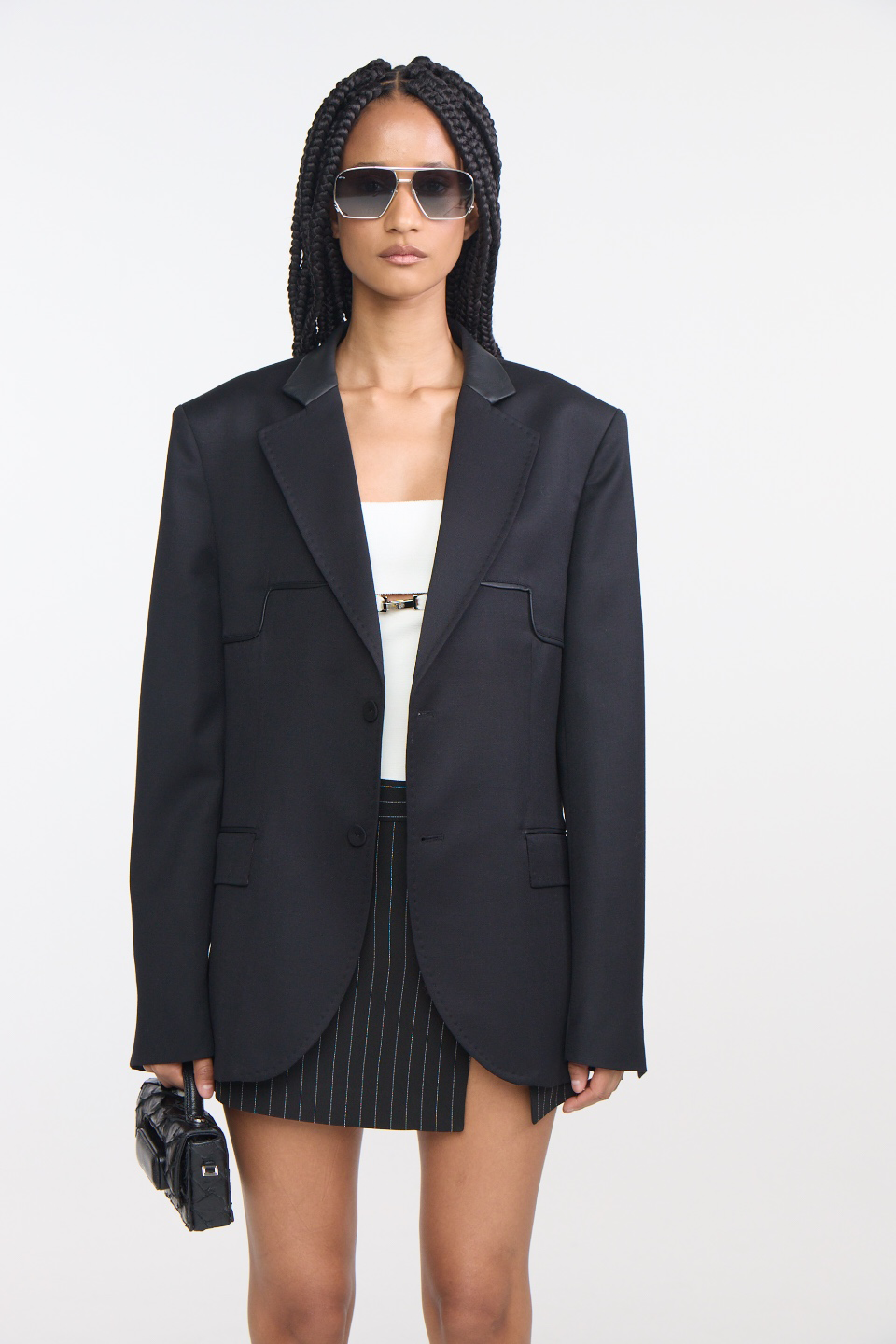 BLAZER ÍCONE LÃ FRIA PRETO | ÍCONE COOL WOOL BLACK BLAZER