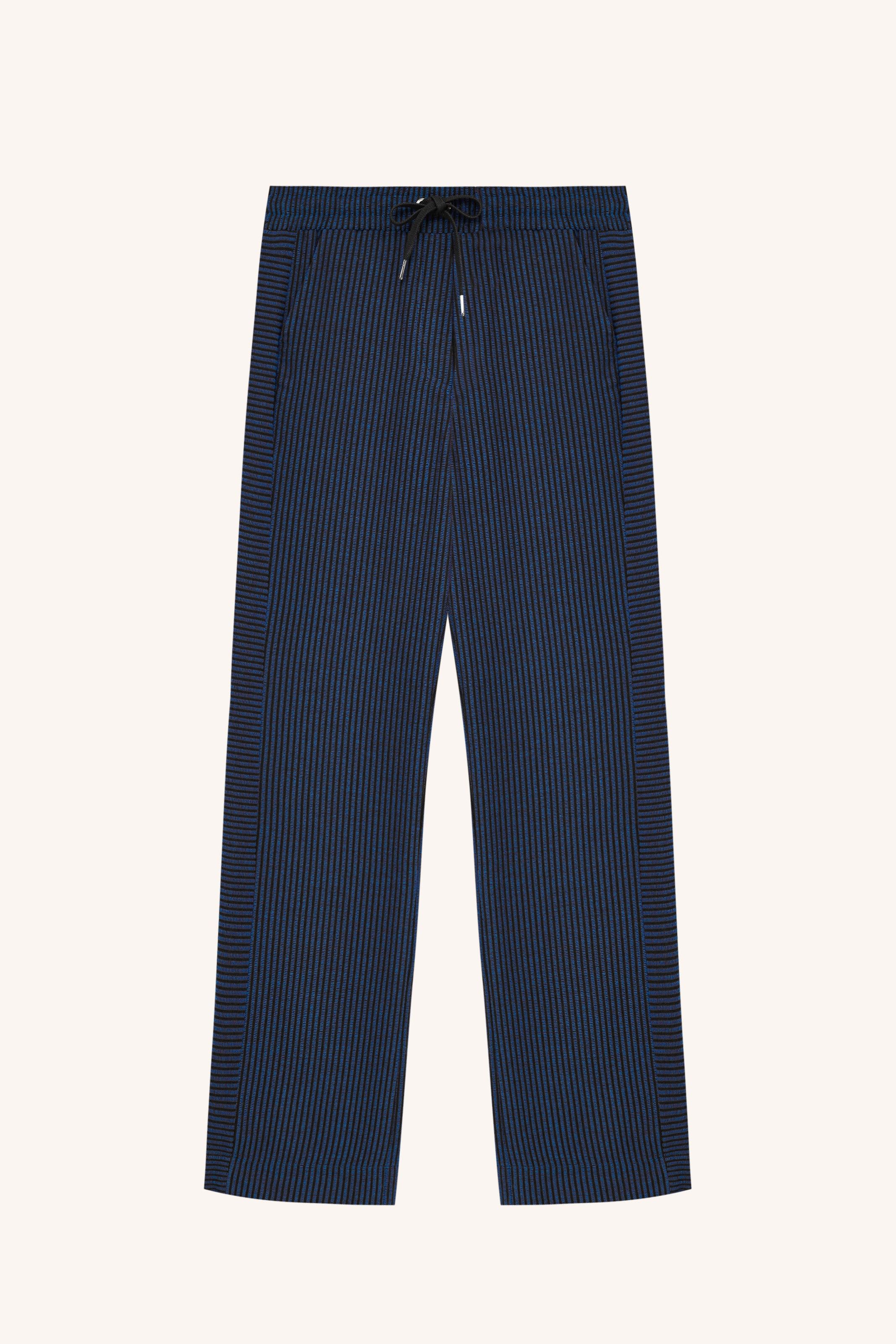 CALÇA GLADYS AZUL MARROM | GLADYS BLUE BROWN TROUSERS