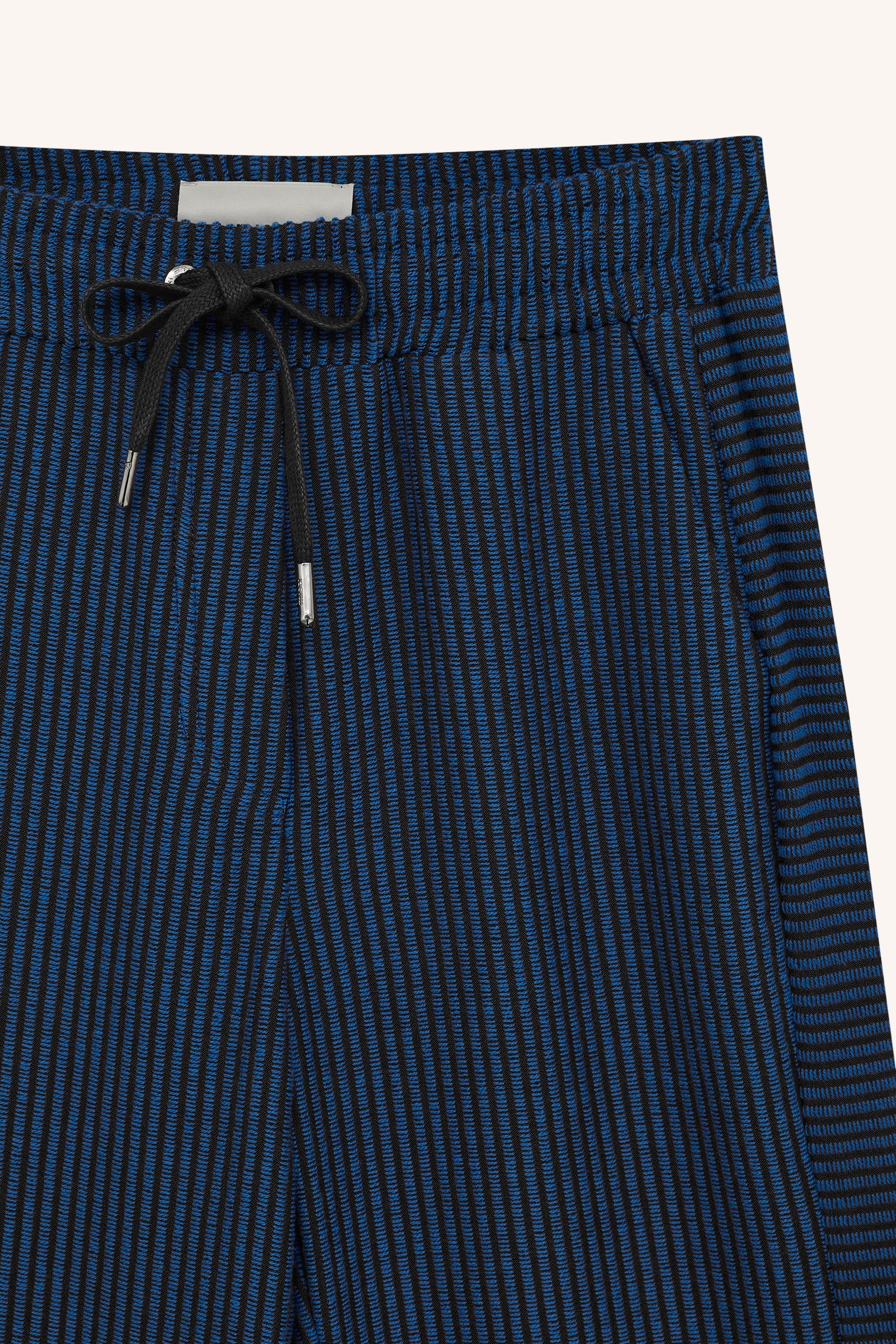 CALÇA GLADYS AZUL MARROM | GLADYS BLUE BROWN TROUSERS