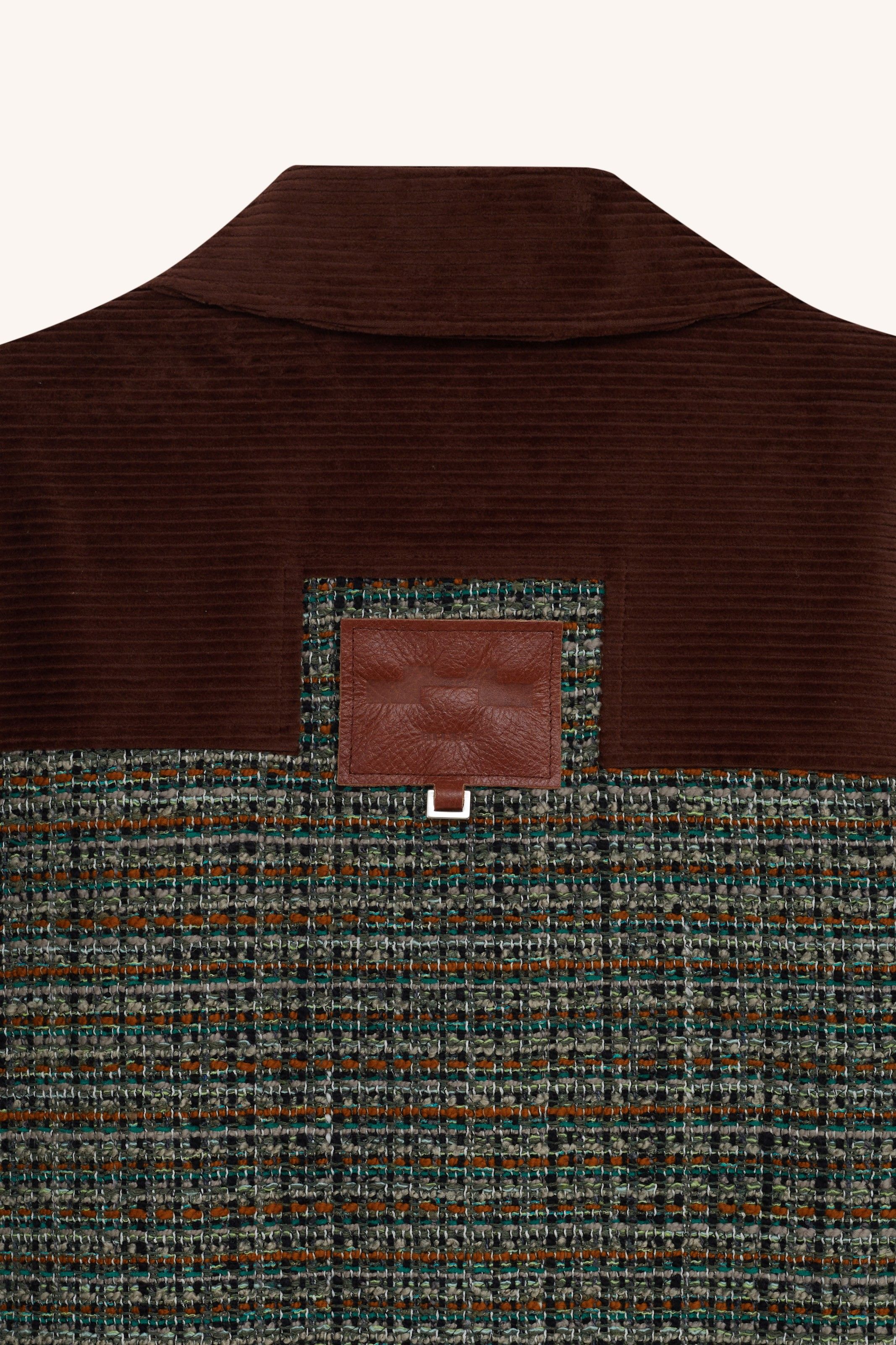 JAQUETA ENREDO TWEED VERDE | GREEN TWEED JACKET