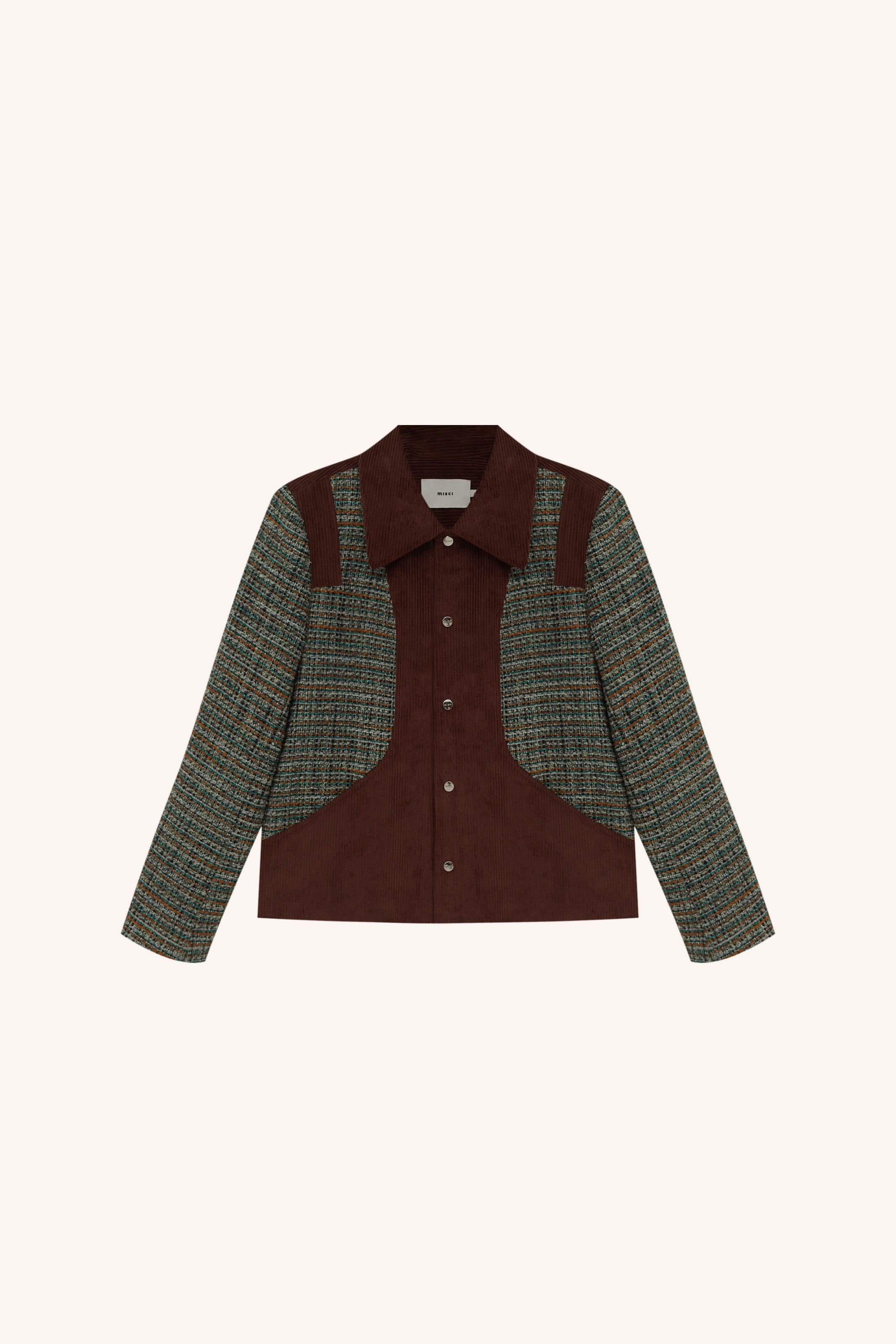 JAQUETA ENREDO TWEED VERDE | GREEN TWEED JACKET