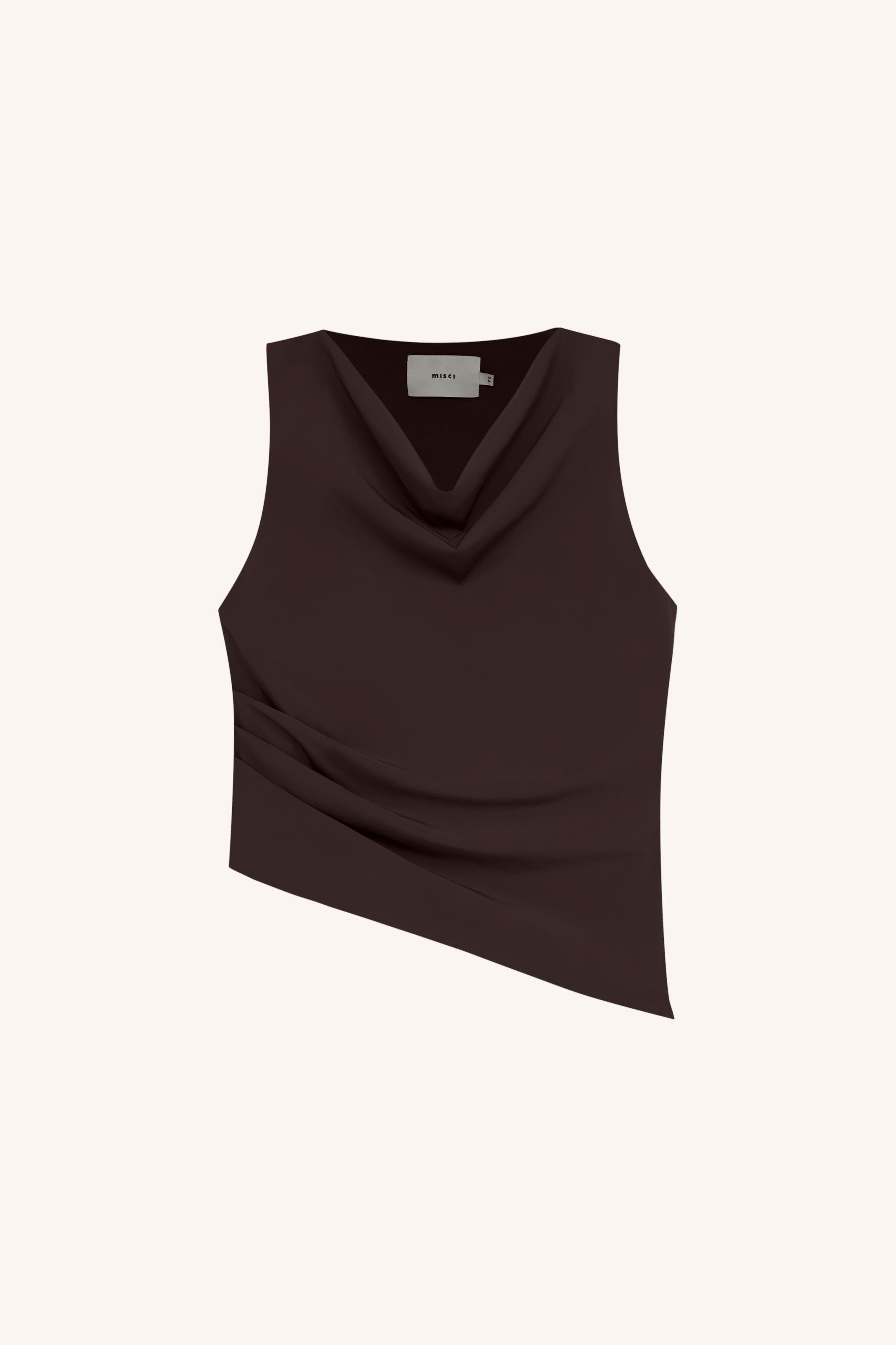 TOP DECOTE DEGAGE CAFÉ | COFFEE DEGAGE NECKLINE TOP