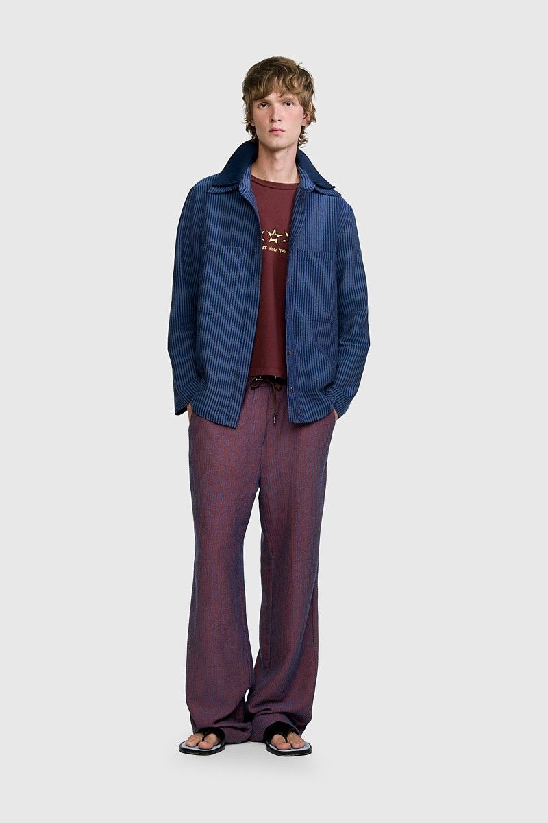 CALÇA GLADYS LARANJA AZUL | GLADYS ORANGE BLUE TROUSERS