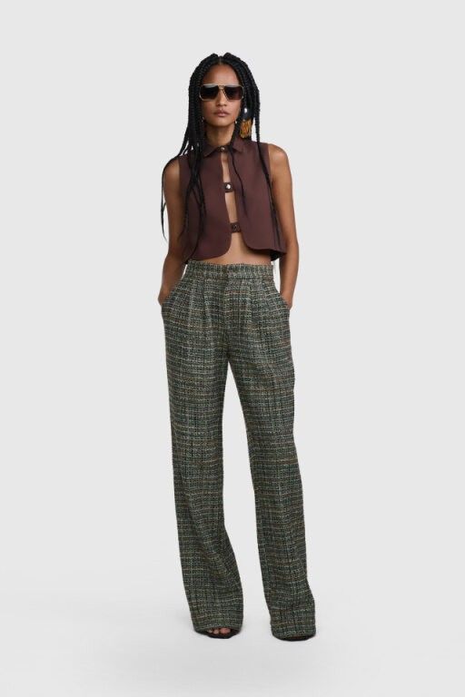 COLETE HELENA CREPE MARROM | HELENA CREPE VEST BROWN