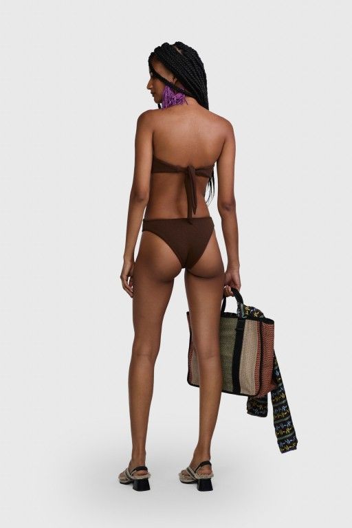 MAIÔ XIQUE XIQUE MARROM | XIQUE XIQUE BROWN SWIMSUIT