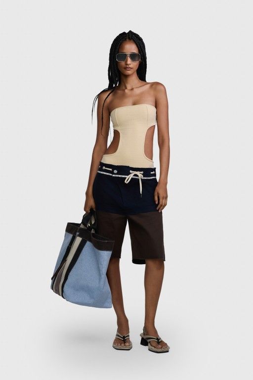 MAIÔ XIQUE XIQUE BEGE | XIQUE XIQUE BEIGE SWIMSUIT