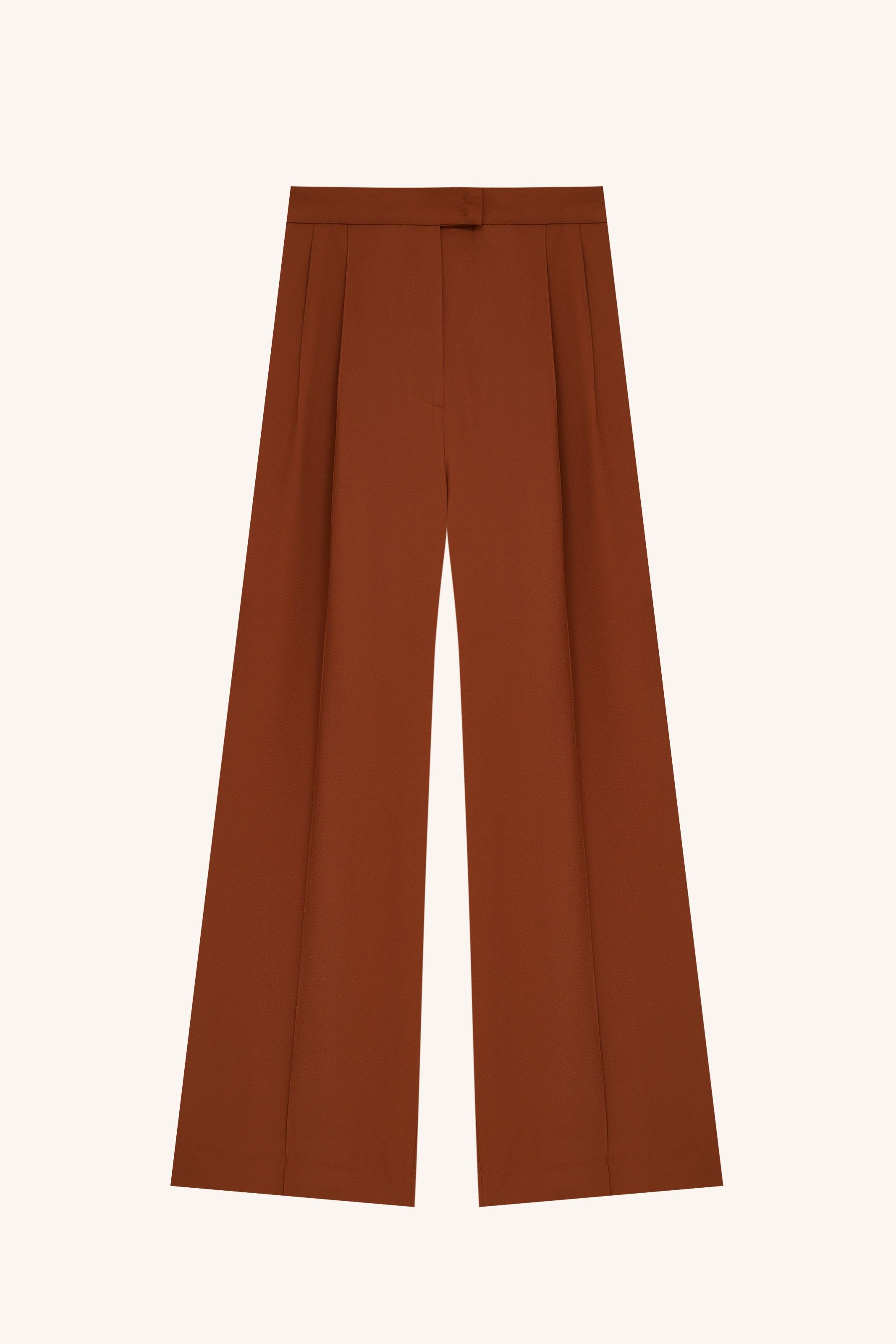 CALÇA CENA CREPE TERRACOTA | CENA CREPE TROUSERS TERRACOTTA