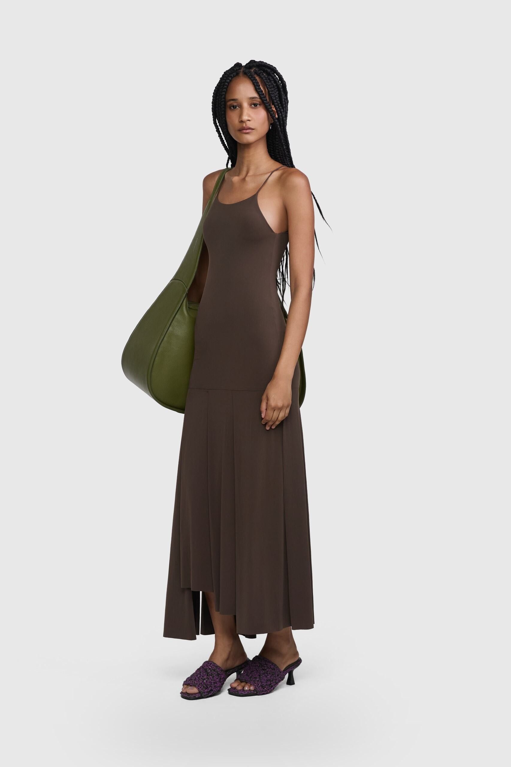 VESTIDO CATINGUEIRA MARROM | BROWN CATINGUEIRA DRESS