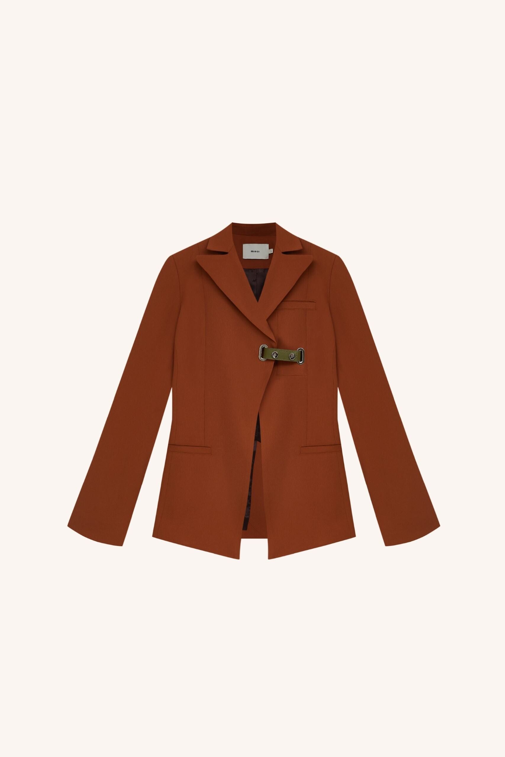 BLAZER CENA CREPE TERRACOTA | CENA CREPE BLAZER  TERRACOTTA