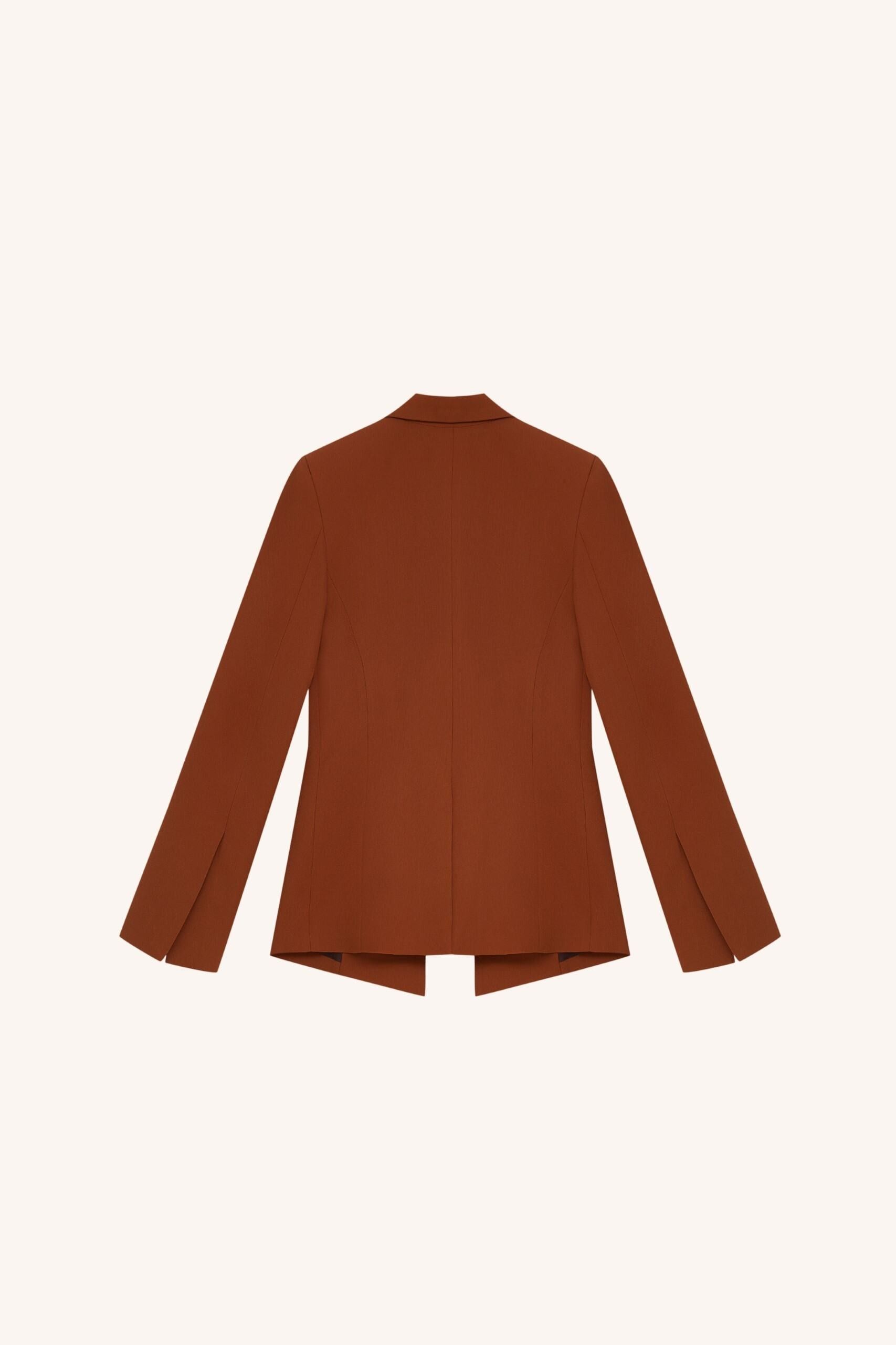 BLAZER CENA CREPE TERRACOTA | CENA CREPE BLAZER  TERRACOTTA